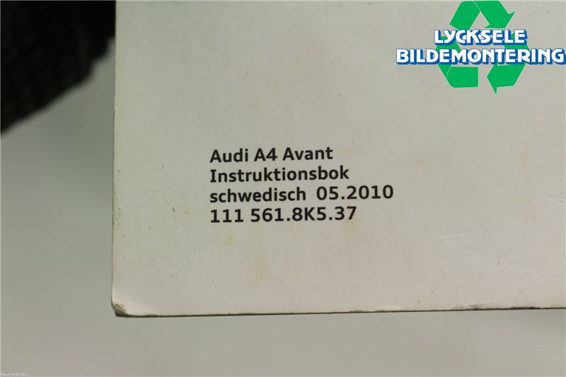 Audi A4/S4 08-11 Instruktionsbok