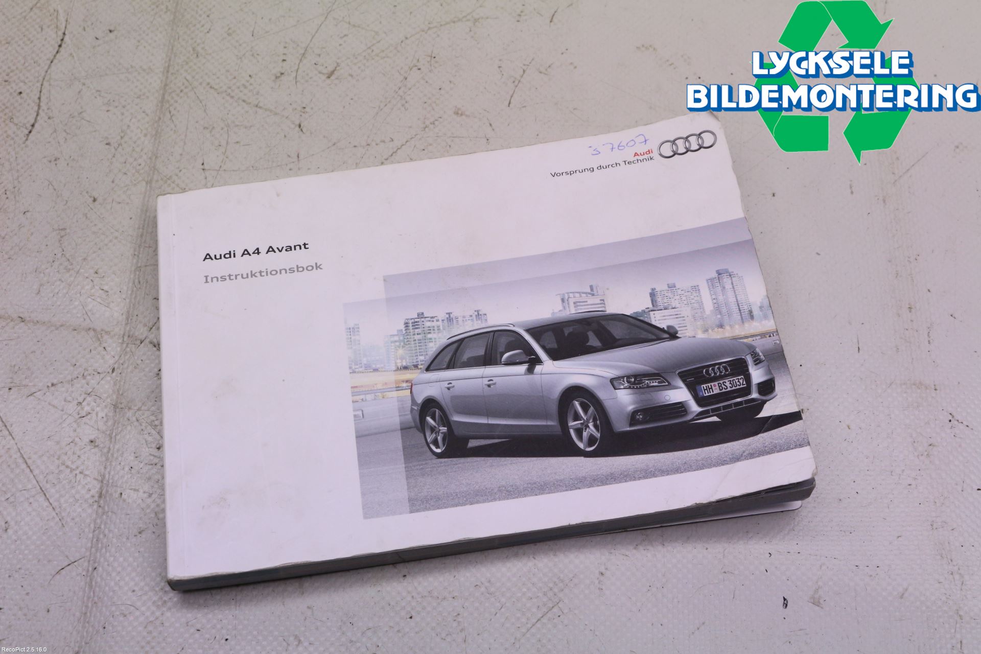 Audi A4/S4 08-11 Instruktionsbok