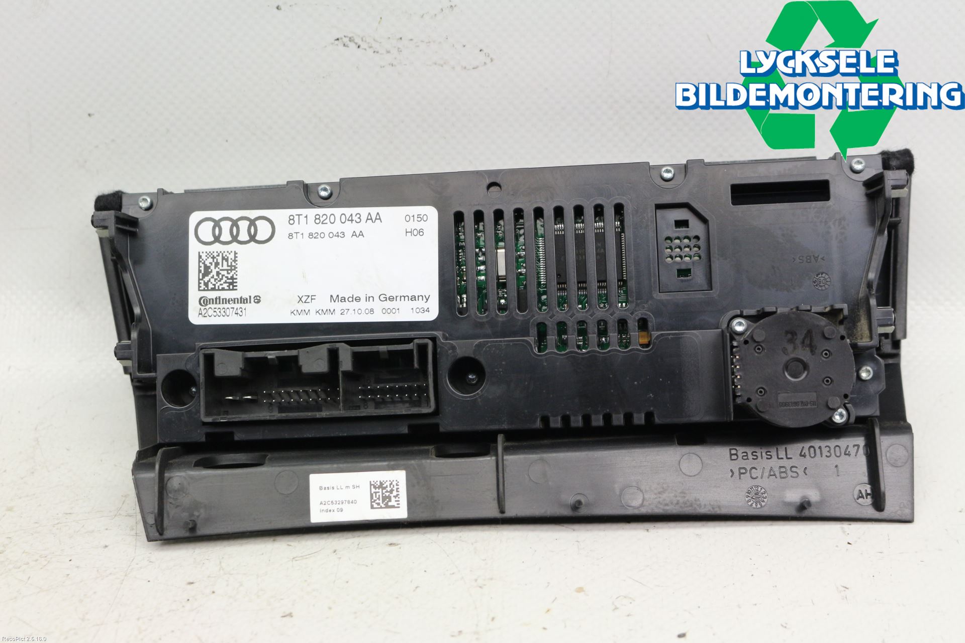 Audi A4/S4 08-11 Ac Styrenhet Ac Manöveren