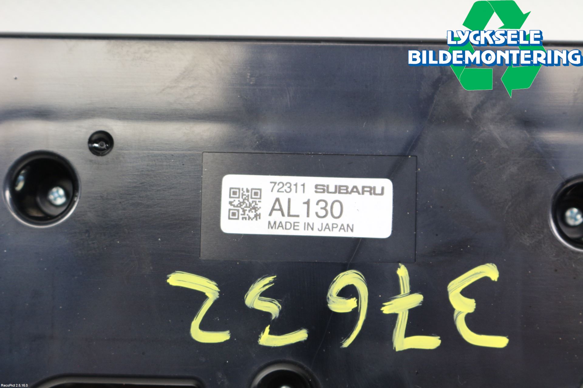 Subaru OUTBACK 15-20 Ac Styrenhet Ac Manöveren