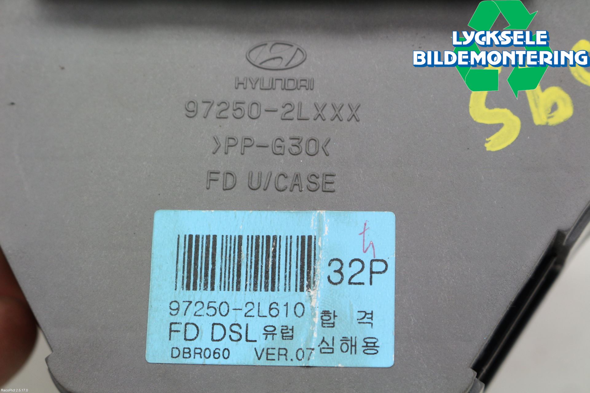 Hyundai i30 FD 07-12 Ac Styrenhet Ac Manöveren