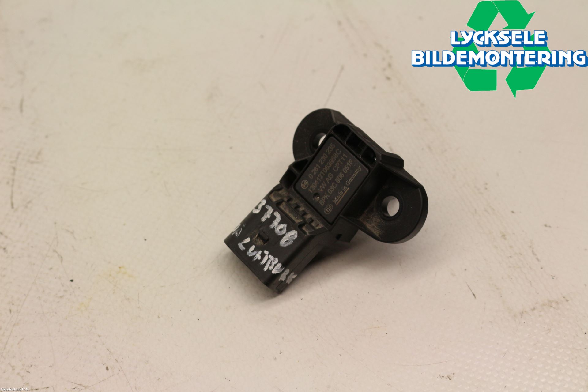 Volkswagen VW AMAROK 2H 10-22 Givare Laddluftstryck