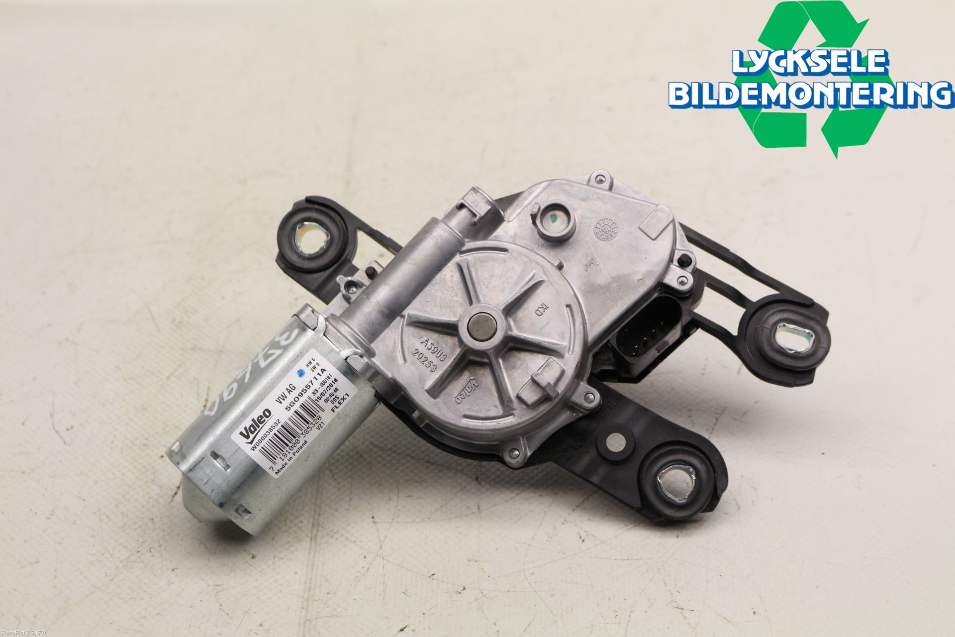 Volkswagen VW PASSAT 15-19 Torkarmotor Baklucka