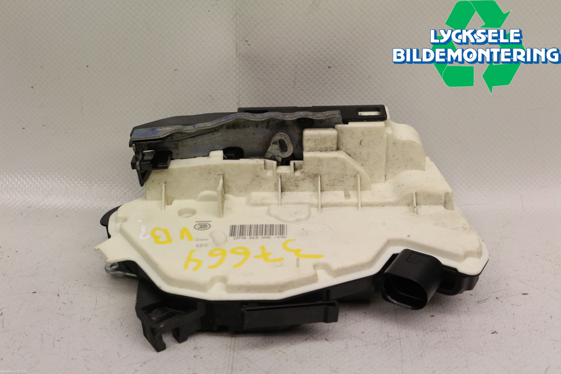 Skoda SUPERB 09-15 Låskista-Dörrlås