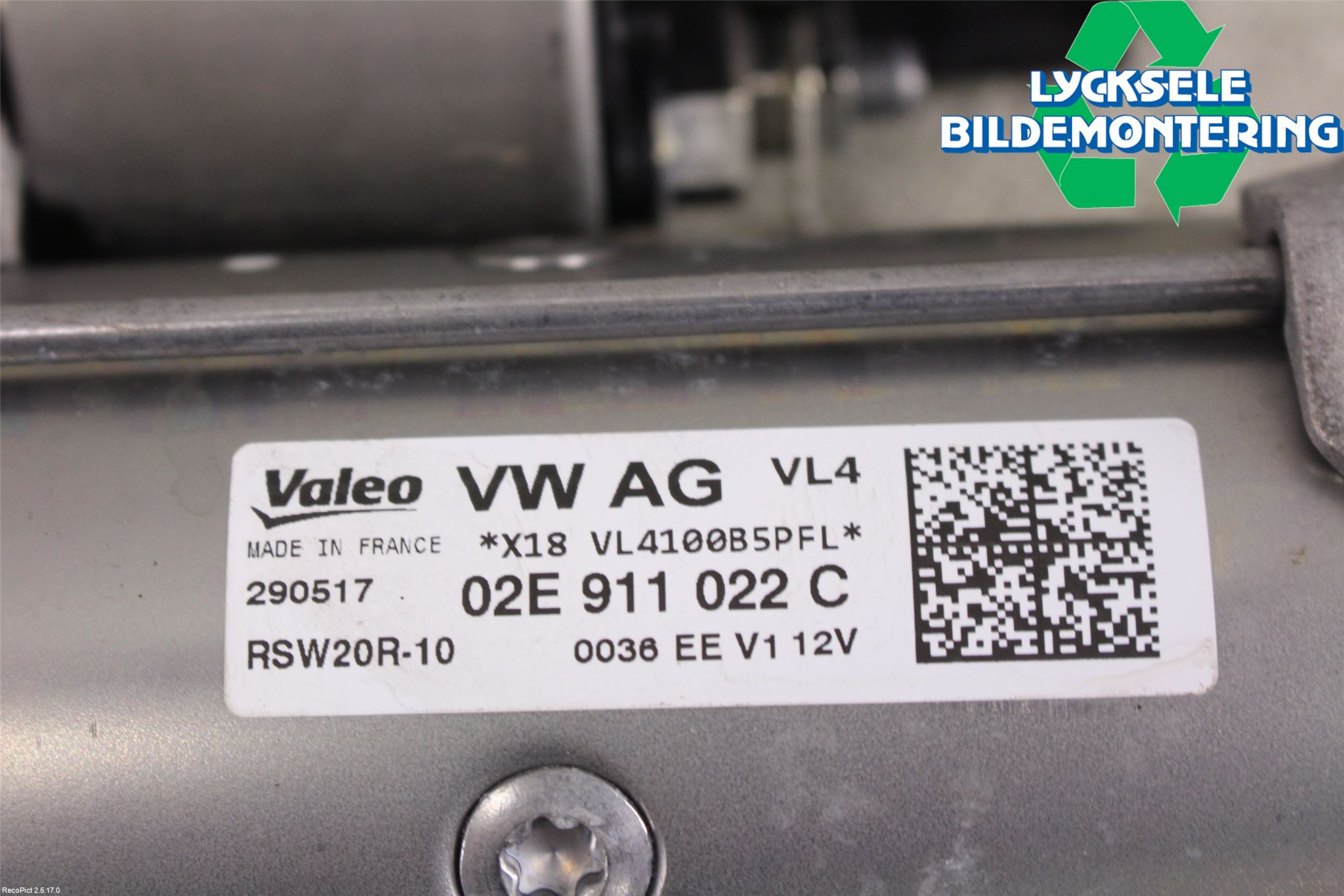Volkswagen VW TIGUAN 16-24 Startmotor Diesel