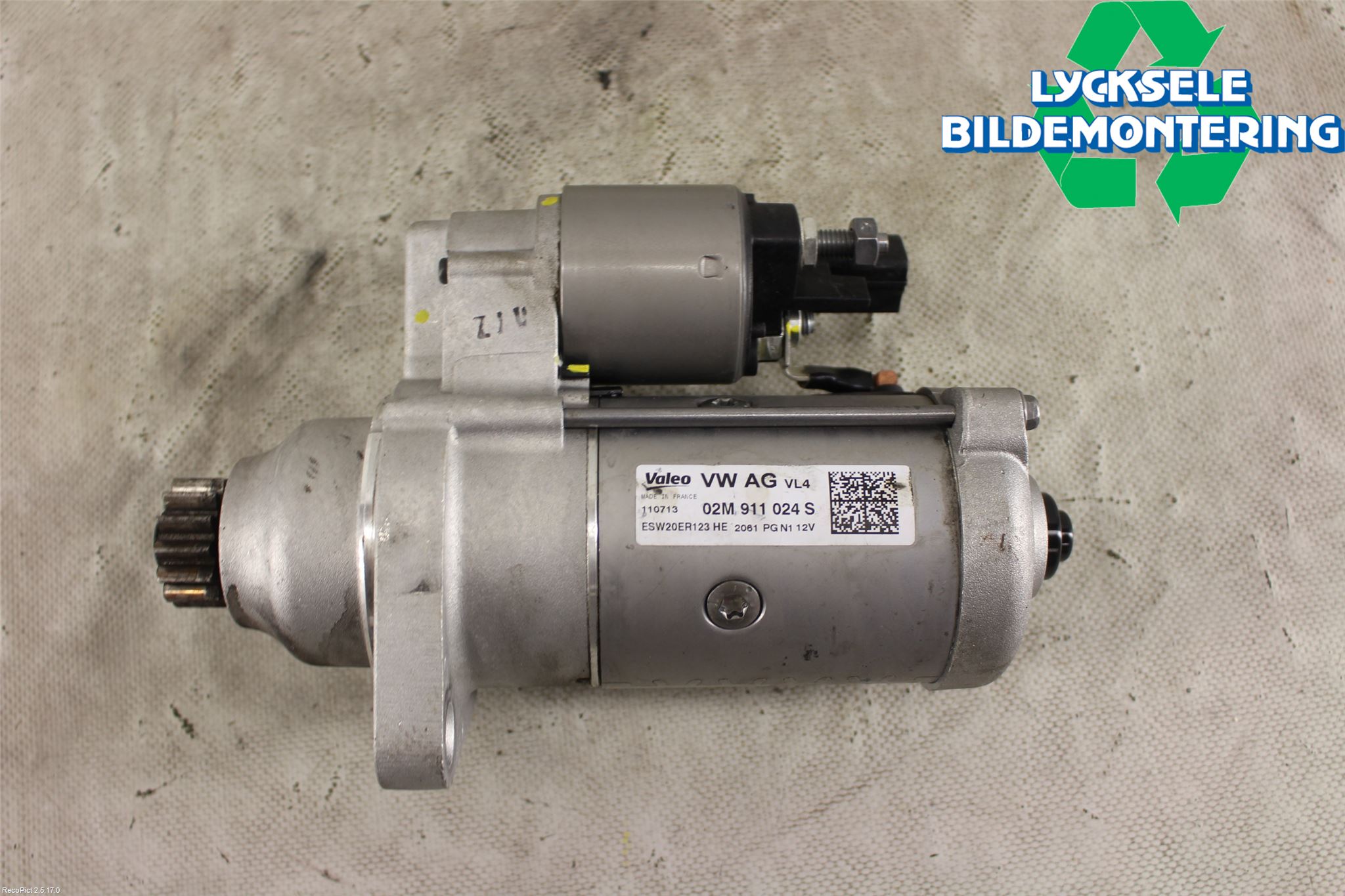 Audi A3/S3 8V 13-20 Startmotor Diesel