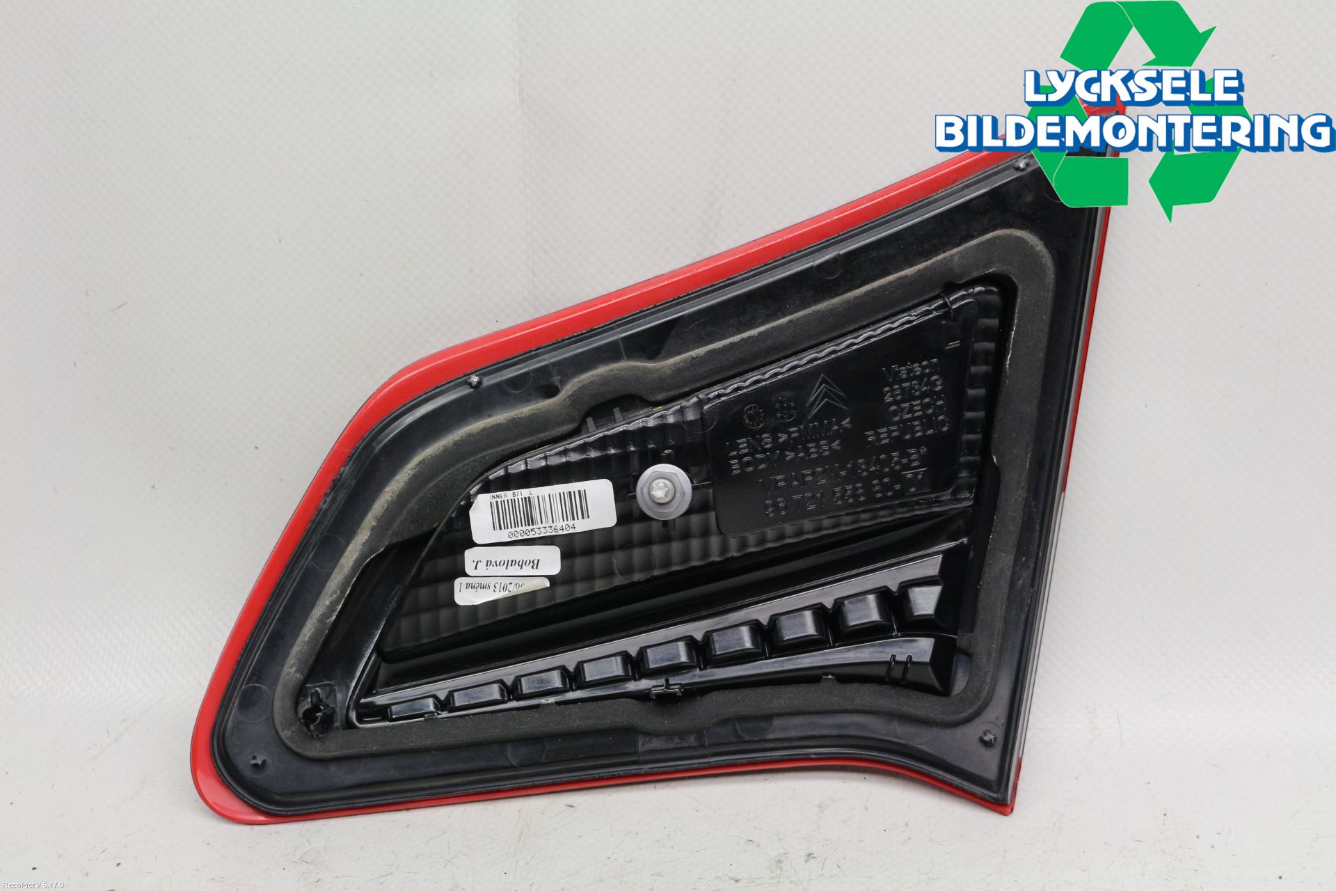 Citroen C4 II 11-18 Bakljus Lucka Vä