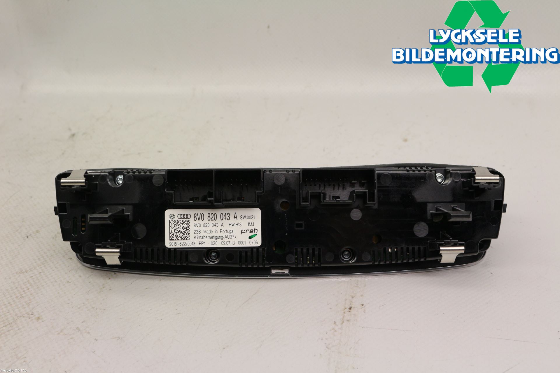 Audi A3/S3 8V 13-20 Ac Styrenhet Ac Manöveren