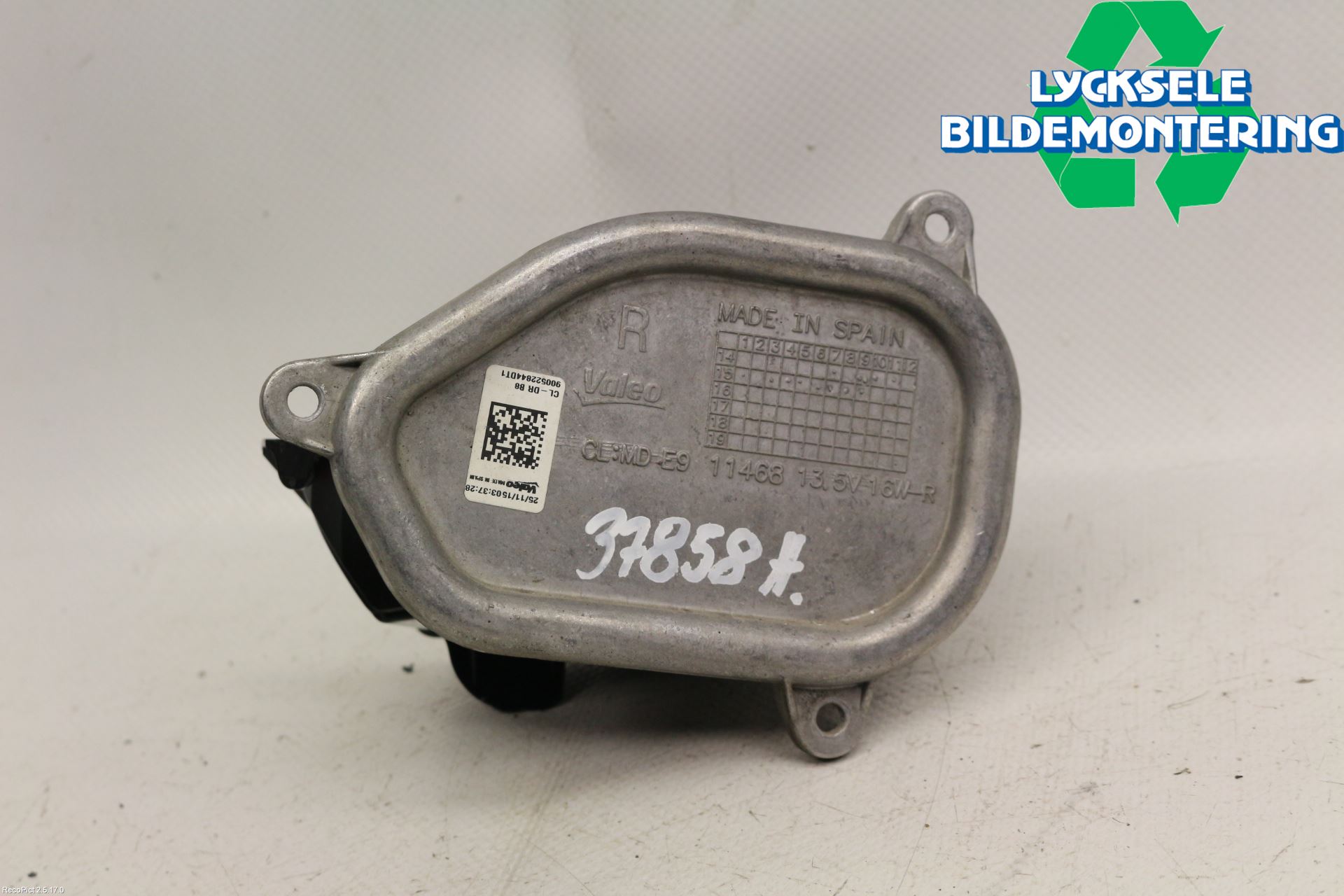 Volkswagen VW PASSAT 15-19 Styrenhet Strålkastare