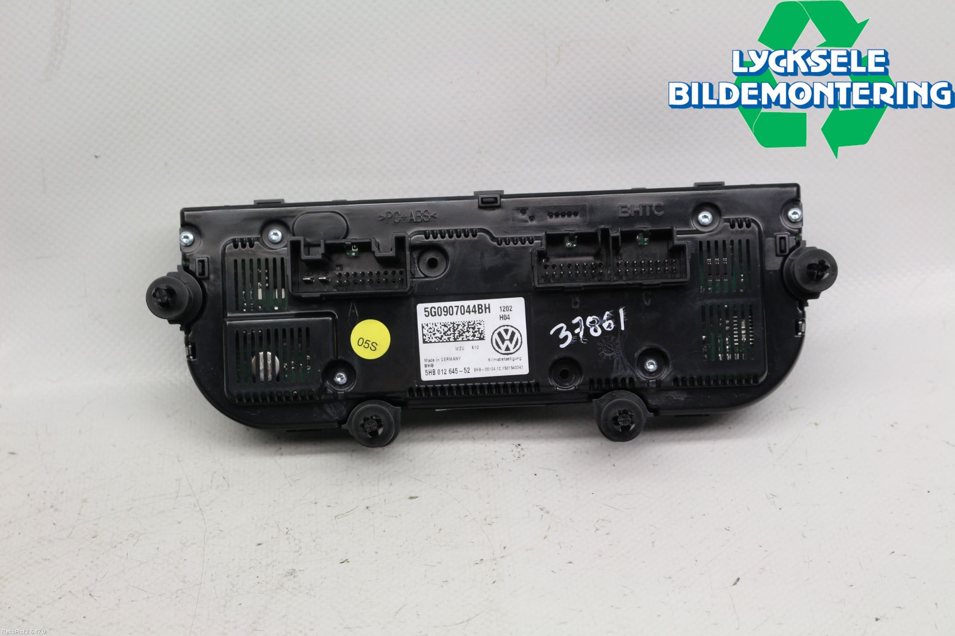 Volkswagen VW PASSAT 15-19 Ac Styrenhet Ac Manöveren