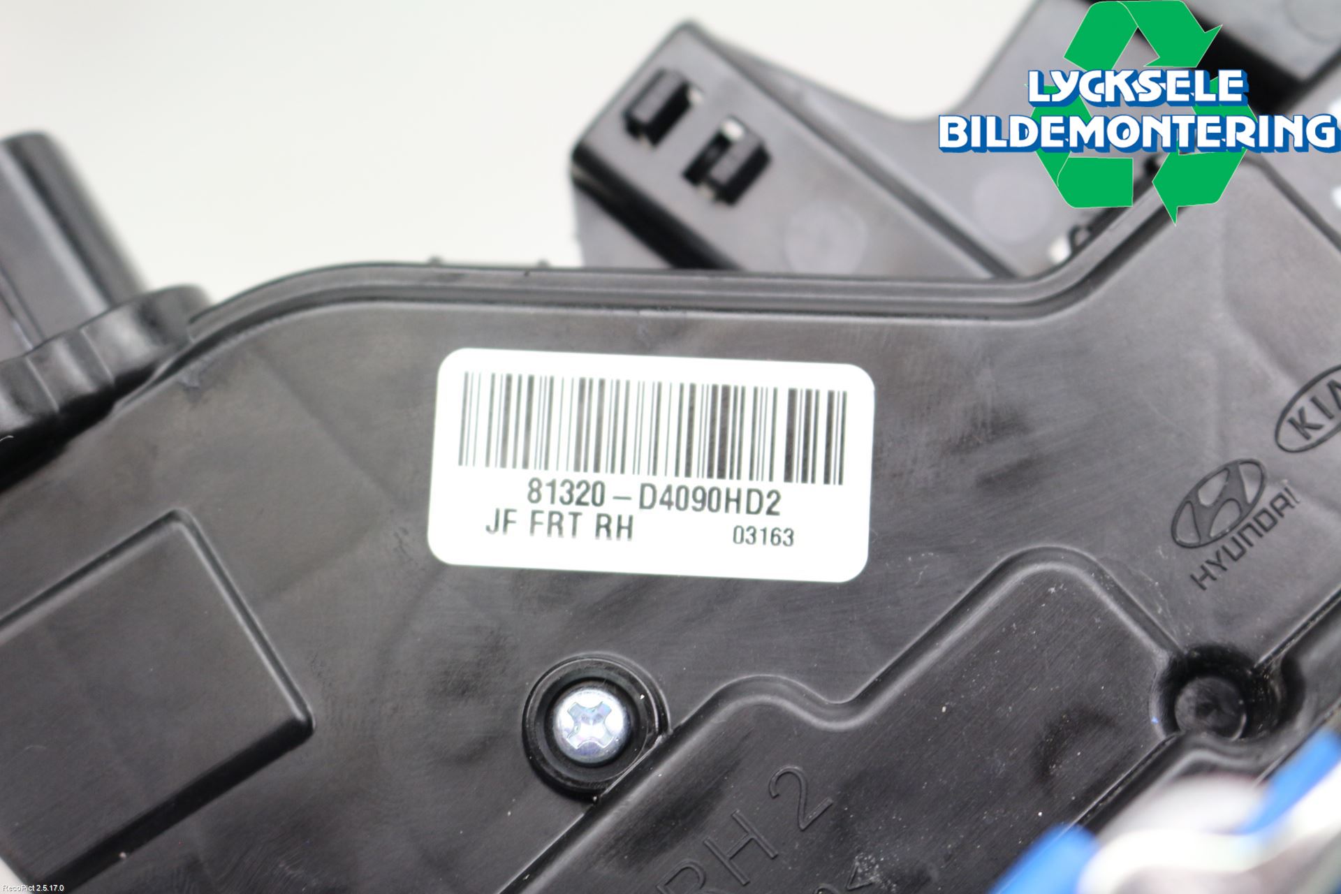 Kia OPTIMA 16-20 Låskista-Dörrlås