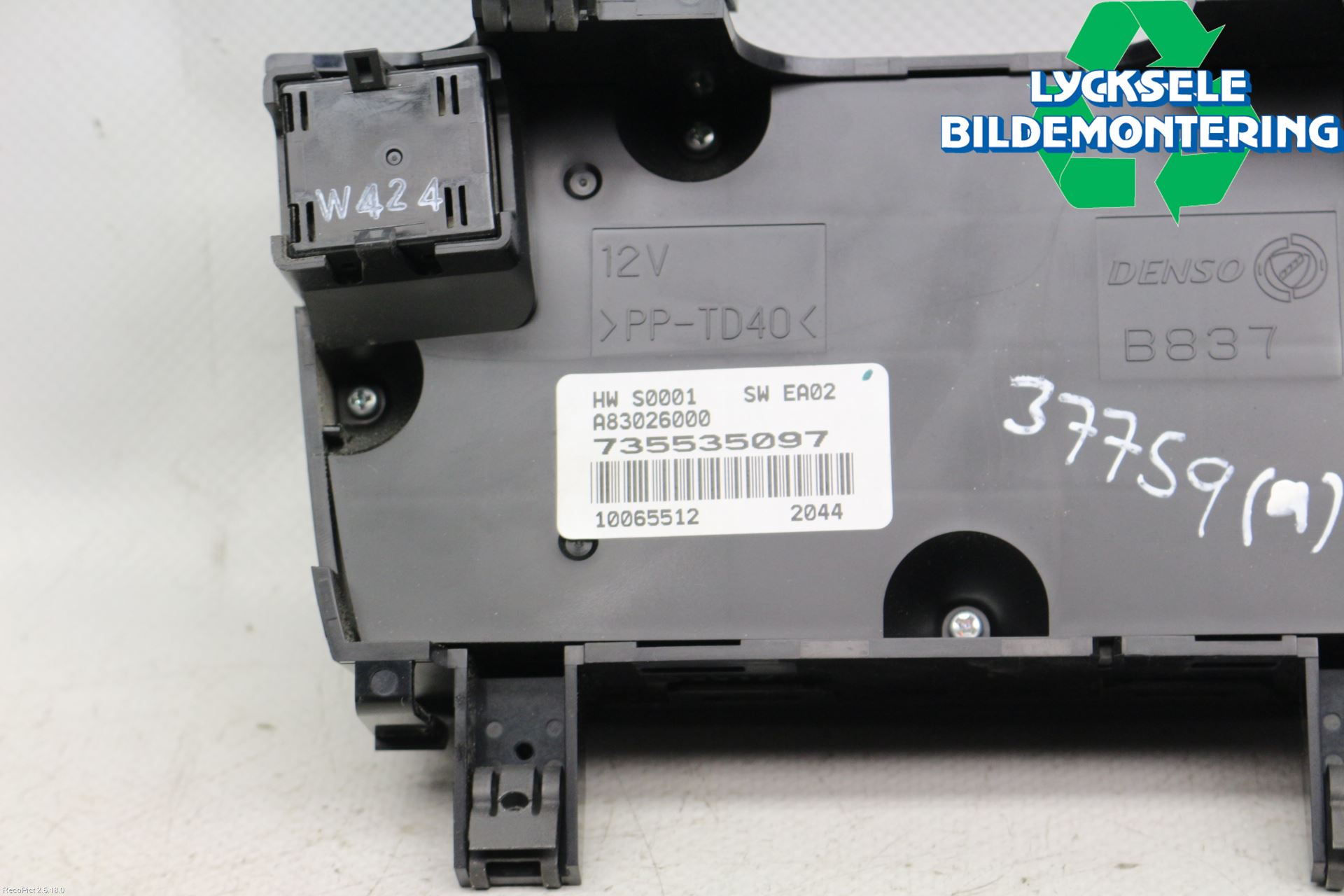 Fiat DUCATO 07-15 Ac Styrenhet Ac Manöveren