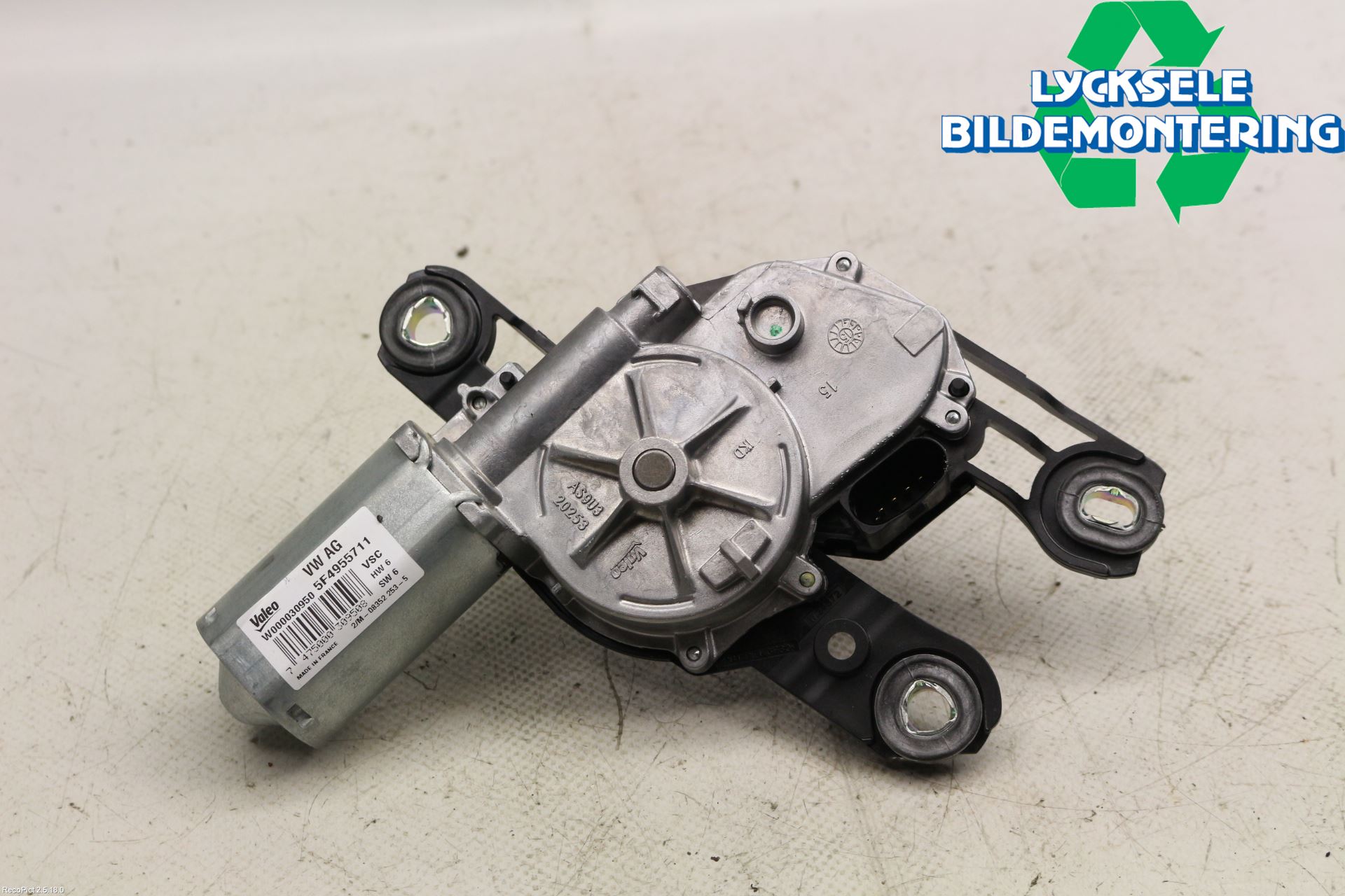 Skoda OCTAVIA (5E) 13-20 Torkarmotor Baklucka