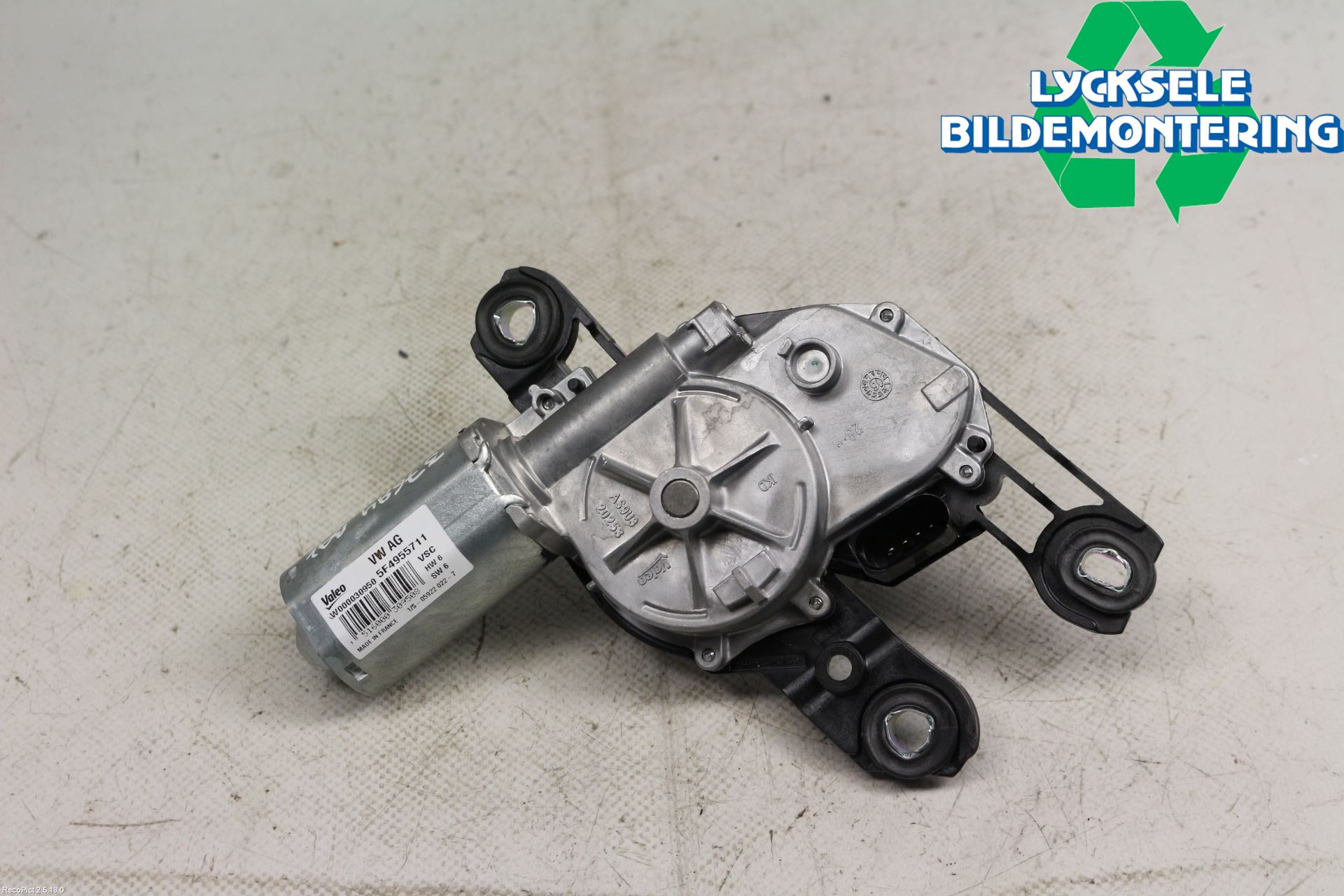 Skoda SUPERB 16-24 Torkarmotor Baklucka