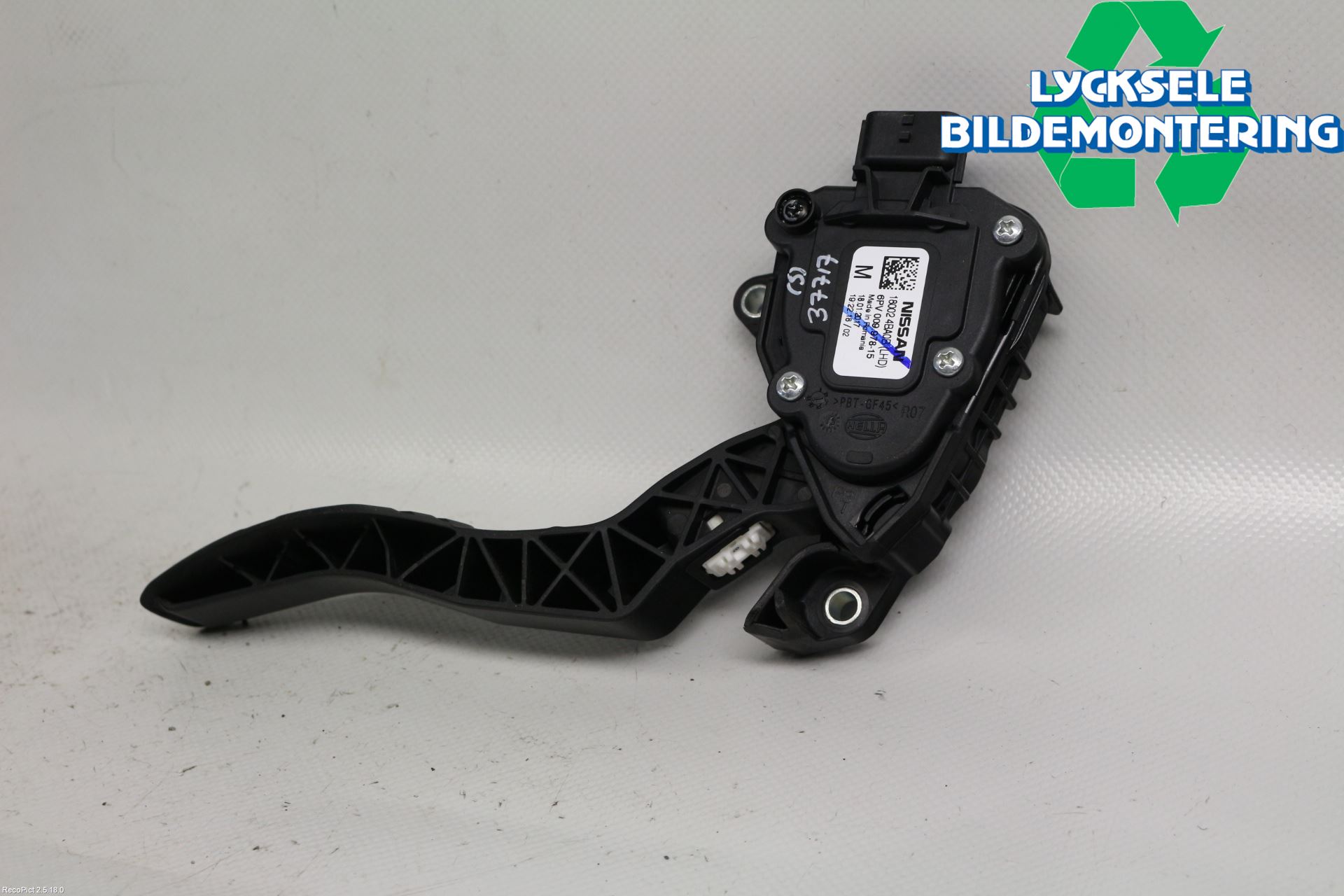 Nissan QASHQAI 14-17 Gaspedal