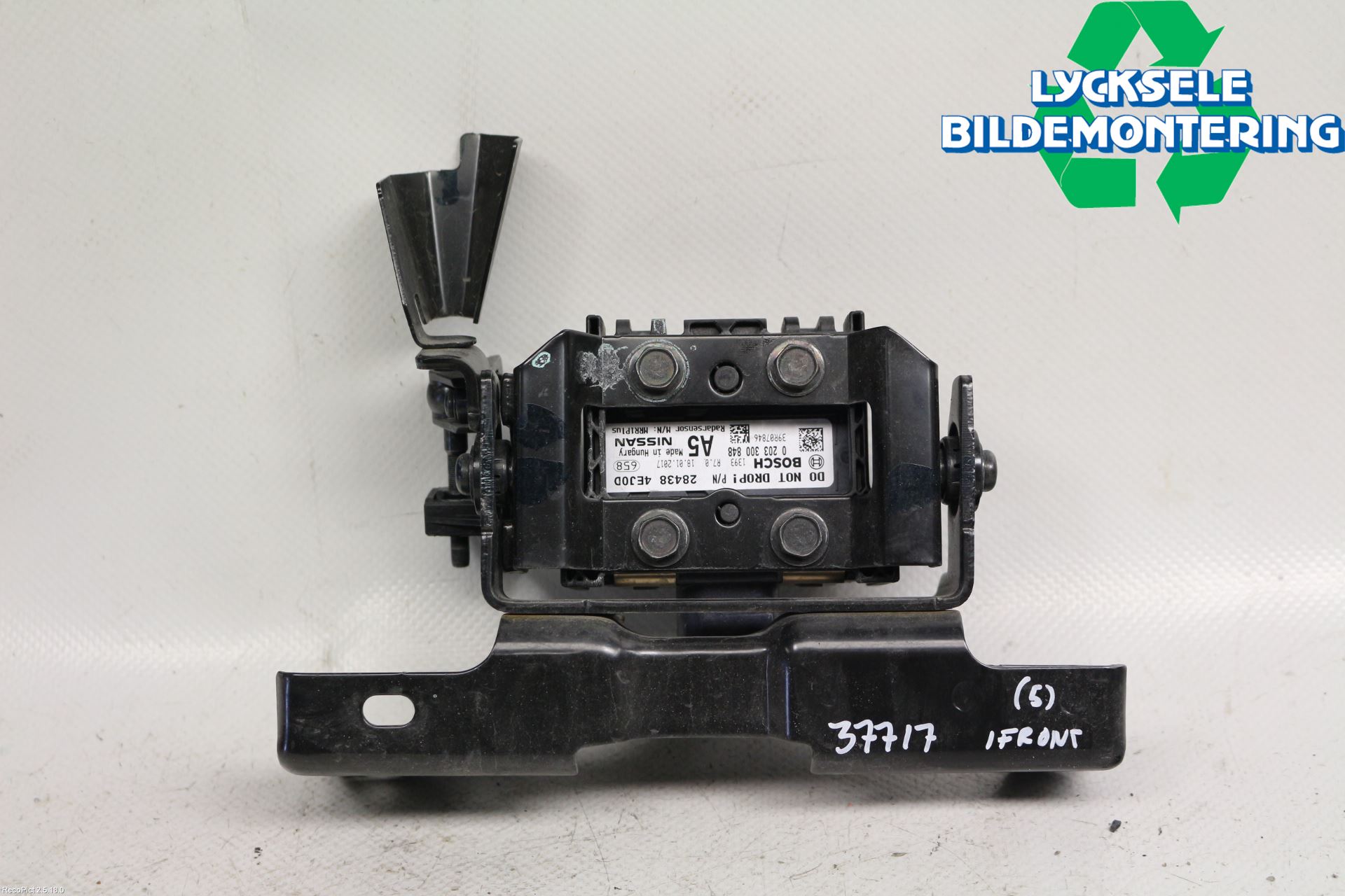 Nissan QASHQAI 14-17 Sensor Aktivt Kollisionsskydd