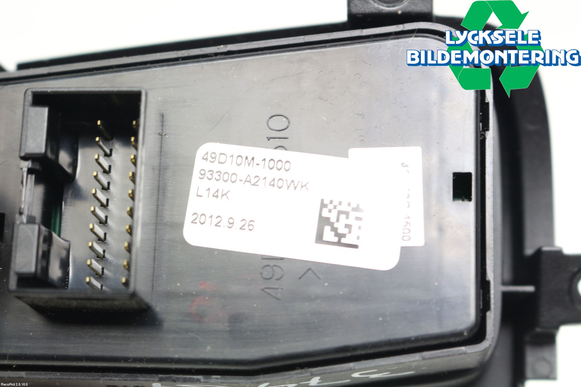 Kia CEED 12-18 Str Ljusvidd Reglering