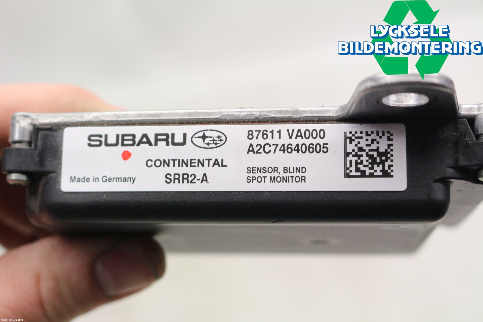 Subaru LEVORG 14-20 Sensor Aktivt Kollisionsskydd