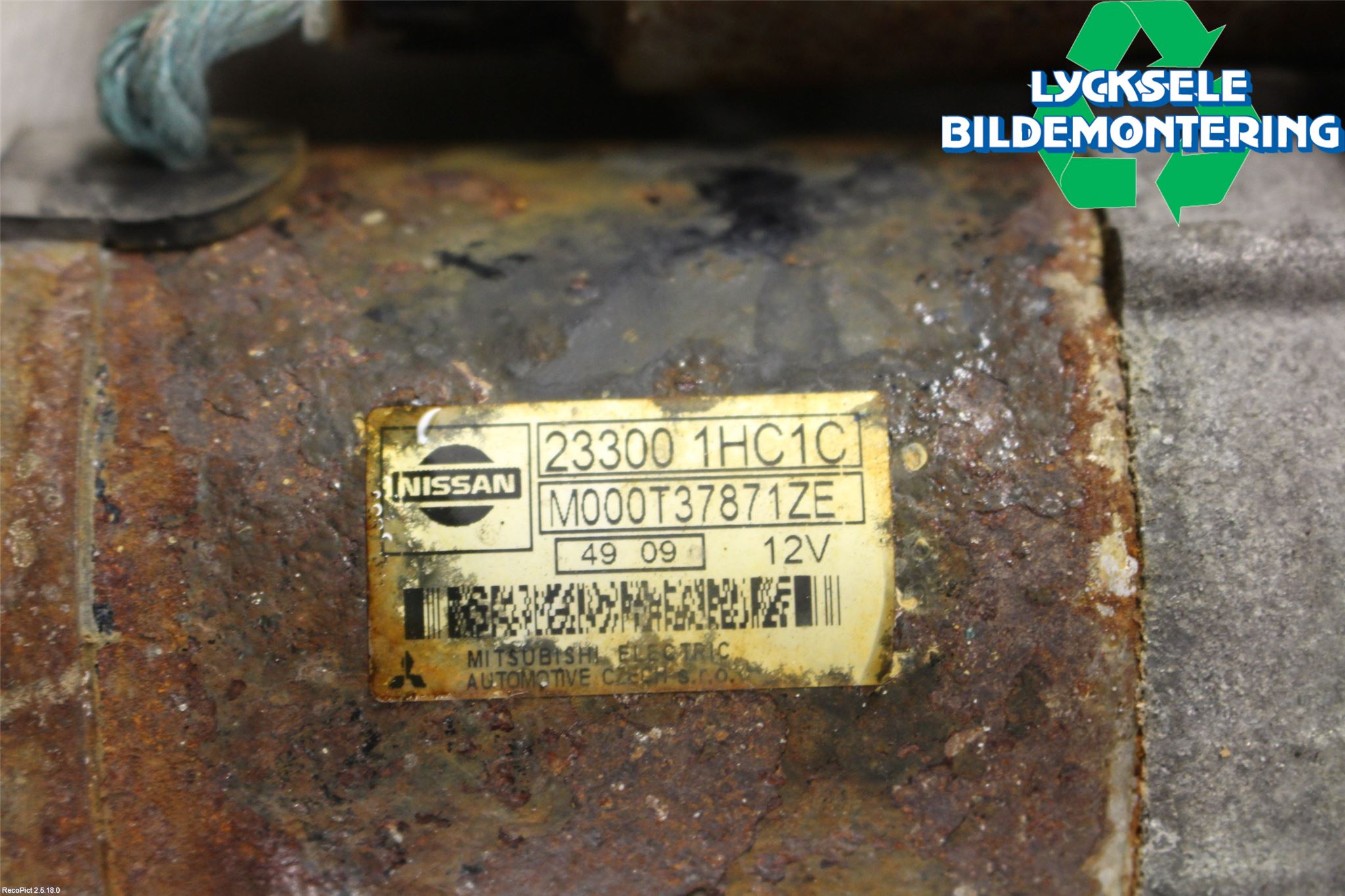 Nissan NOTE E12 14-20 Startmotor