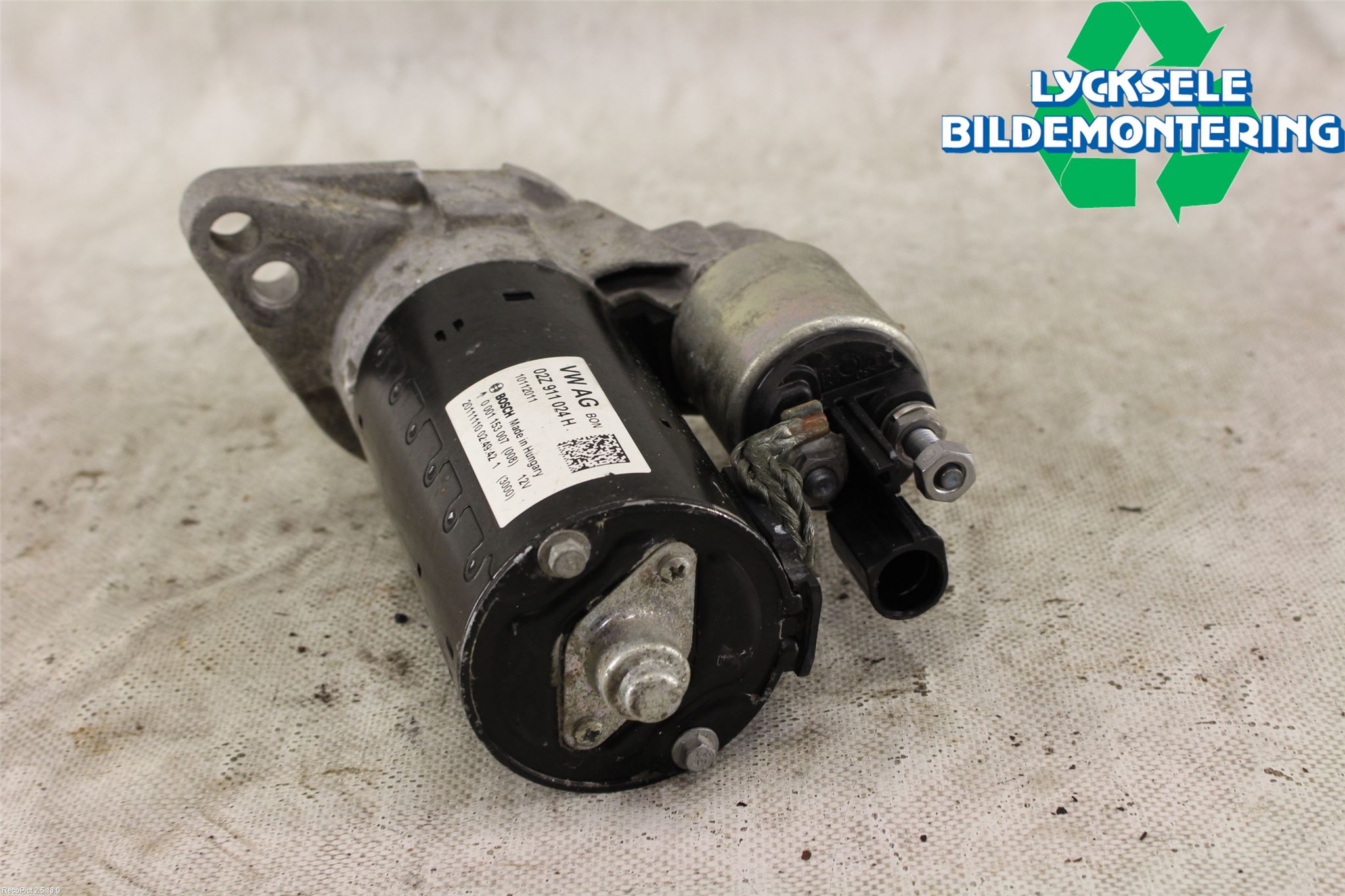 Volkswagen VW GOLF VI 09-13 Startmotor Diesel