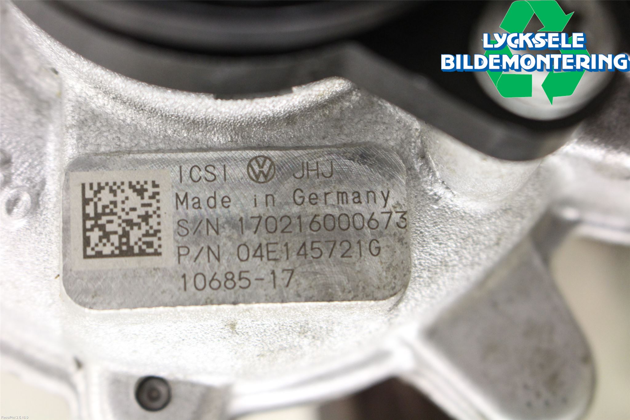 Volkswagen VW PASSAT 15-19 Turboaggregat