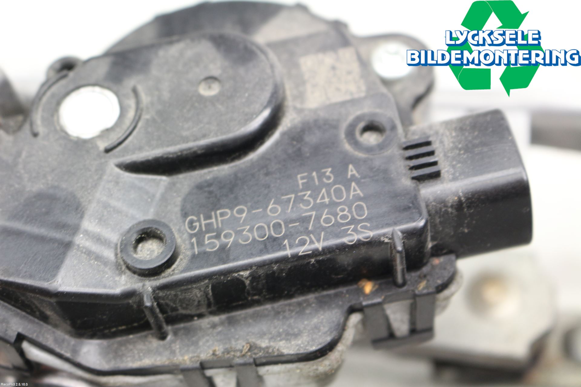 Mazda 6 13- Torkarmekanism Vindruta