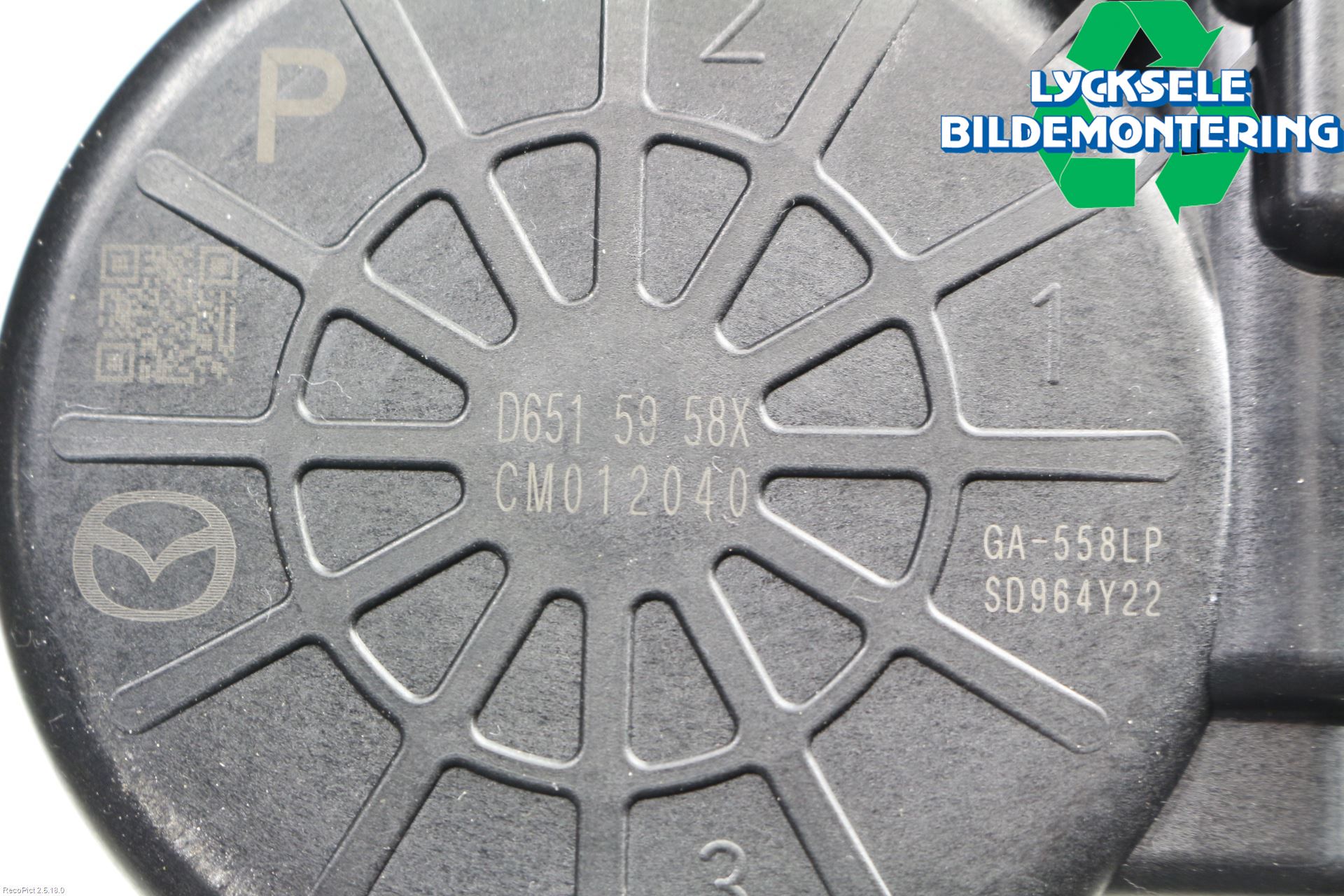 Mazda 6 13- Fönsterhissmotor