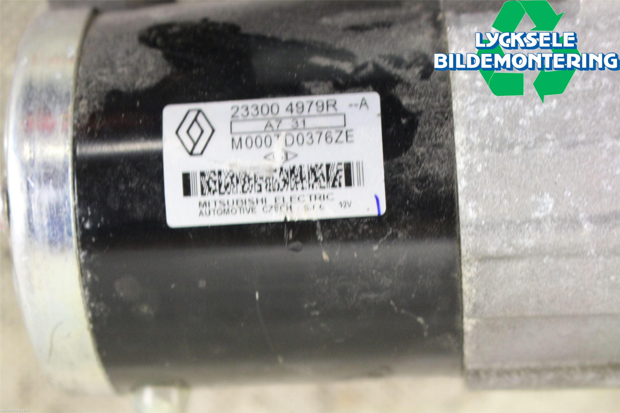 Nissan QASHQAI 14-17 Startmotor