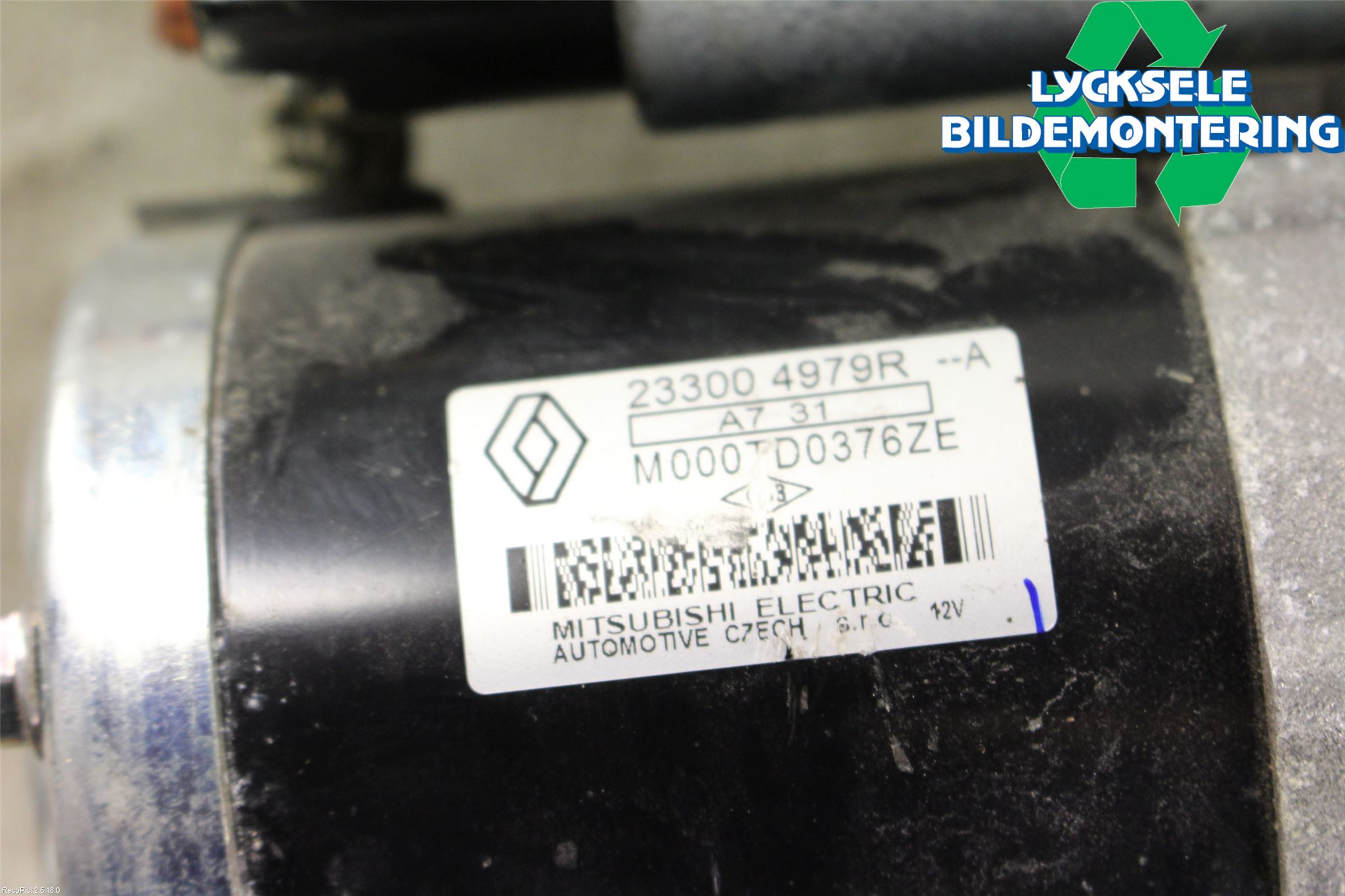 Nissan QASHQAI 14-17 Startmotor