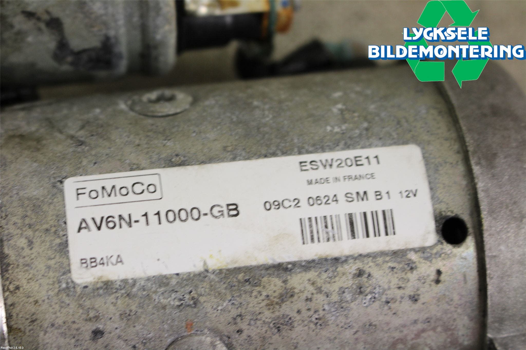 Ford FOCUS 11-14 Startmotor Diesel