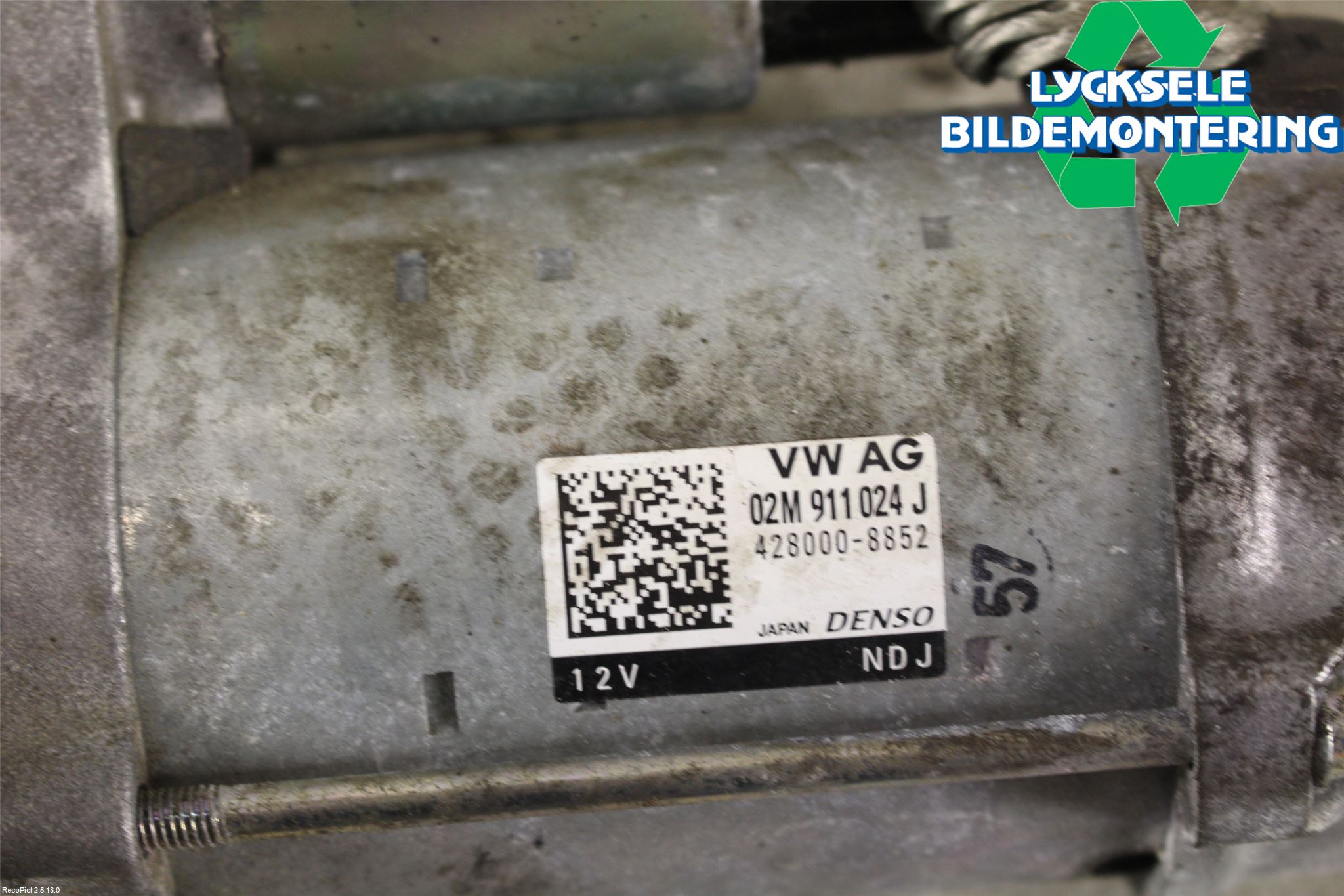 Volkswagen VW POLO 10-17 Startmotor