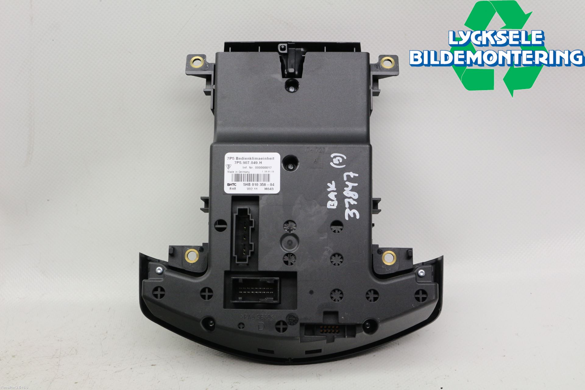 Porsche CAYENNE 03- Ac Styrenhet Ac Manöveren