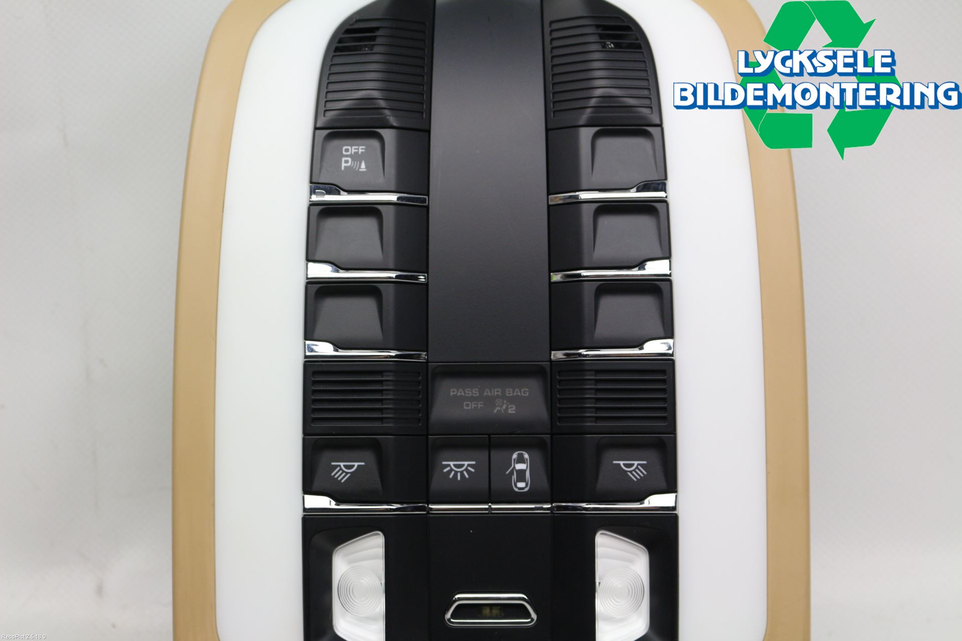 Porsche CAYENNE 03- Inredning Takkonsol