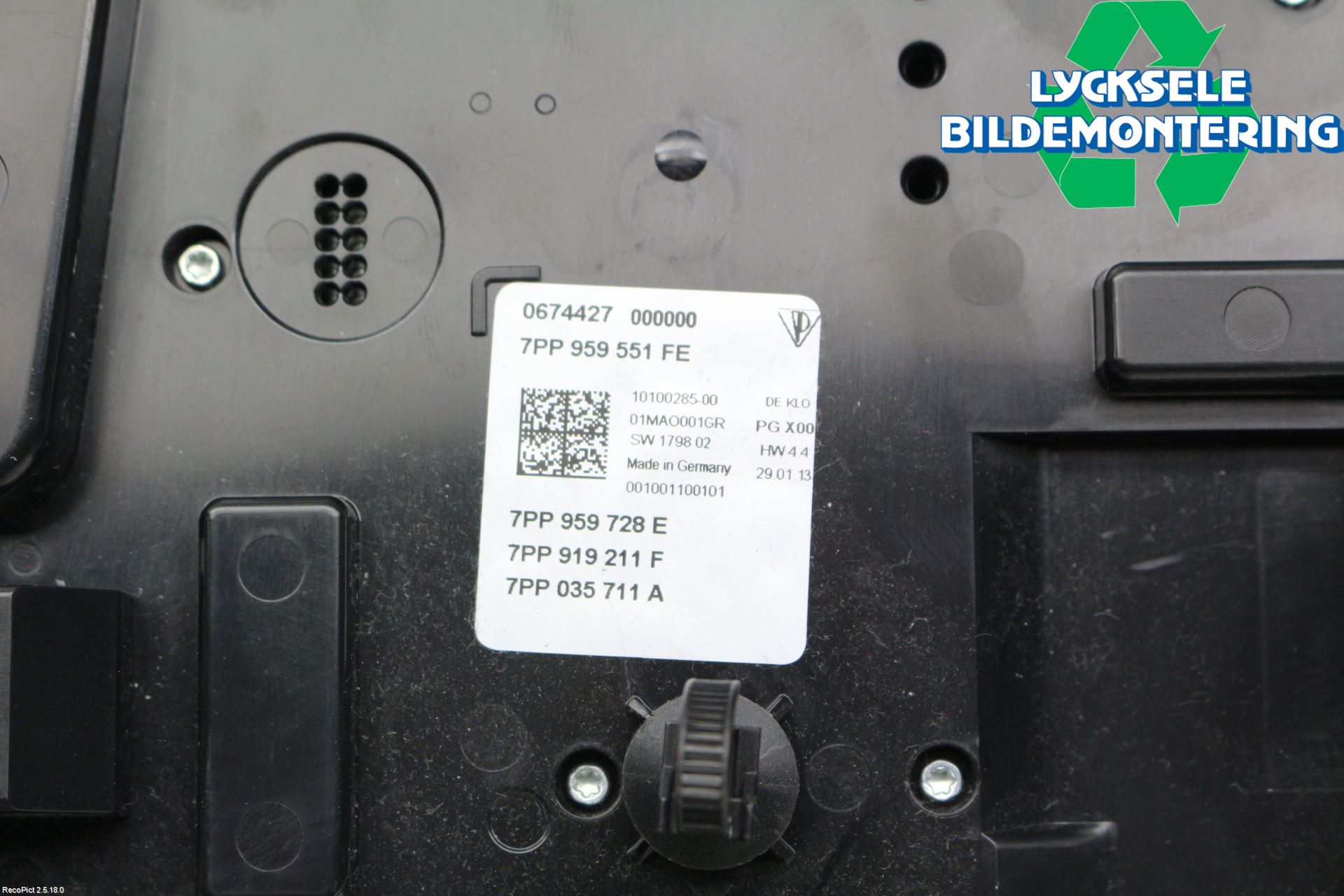 Porsche CAYENNE 03- Inredning Takkonsol