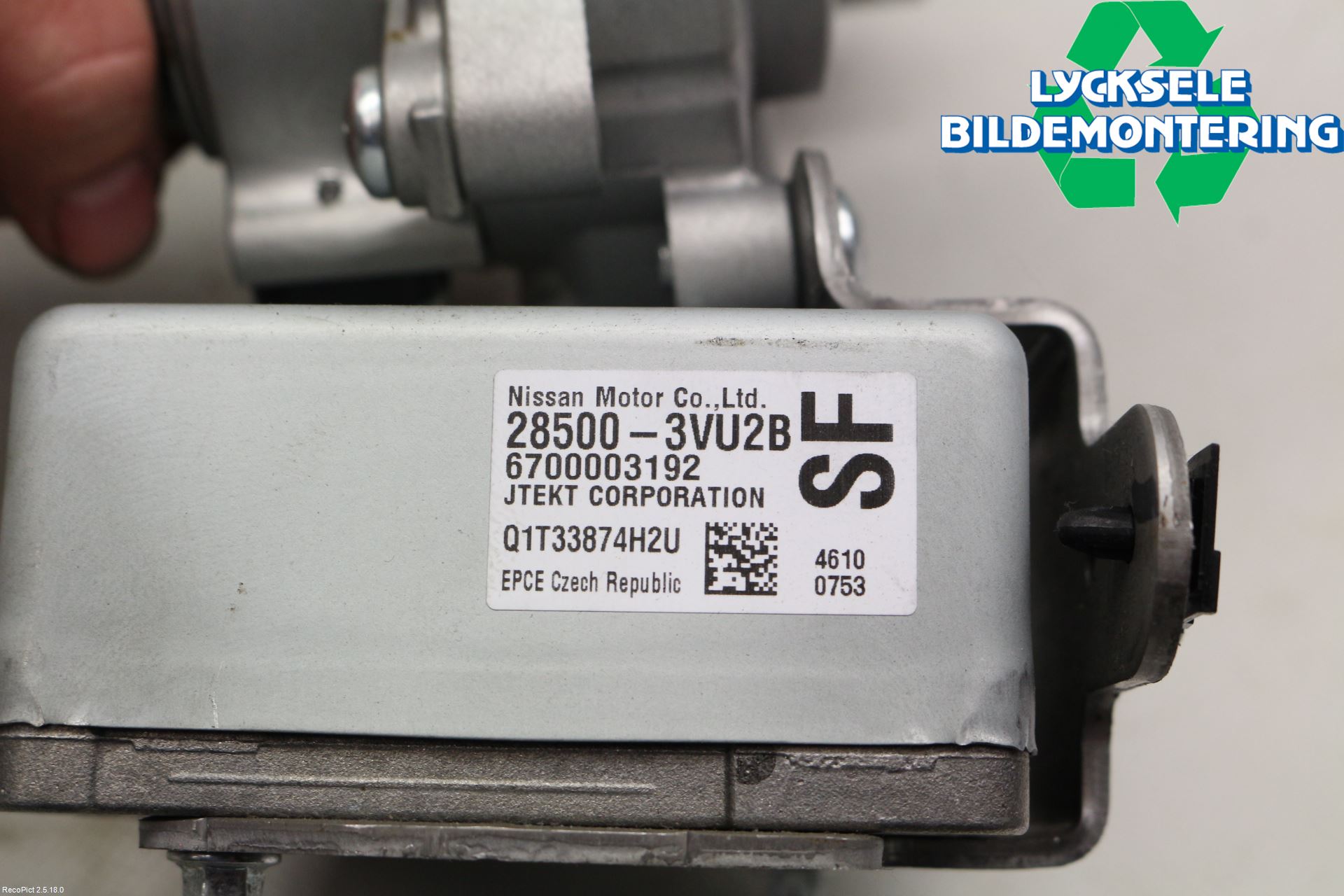 Nissan NOTE E12 14-20 Rattaxelagg Med Inb Servo