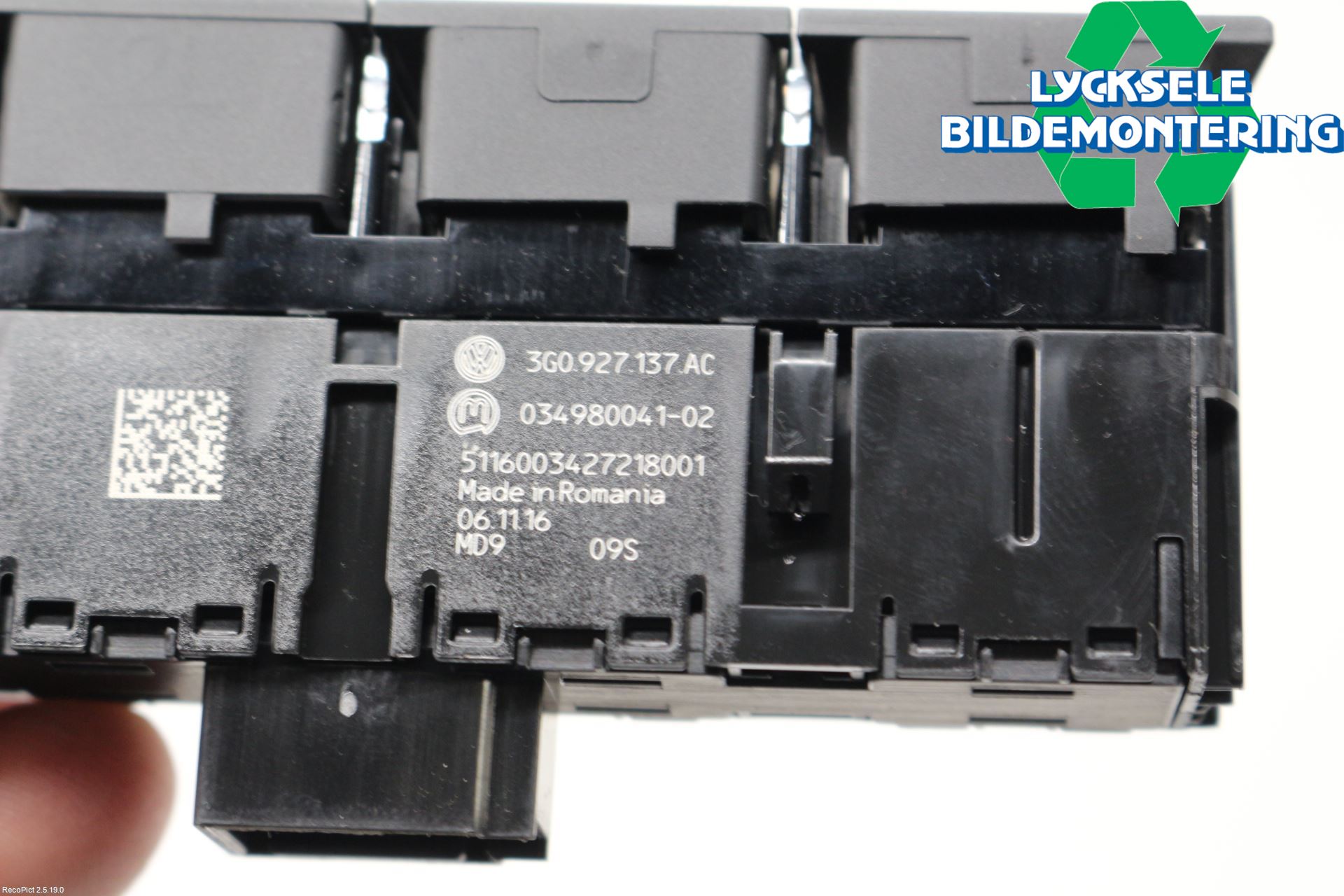 Volkswagen VW PASSAT 15-19 Strömställare Multifunktion