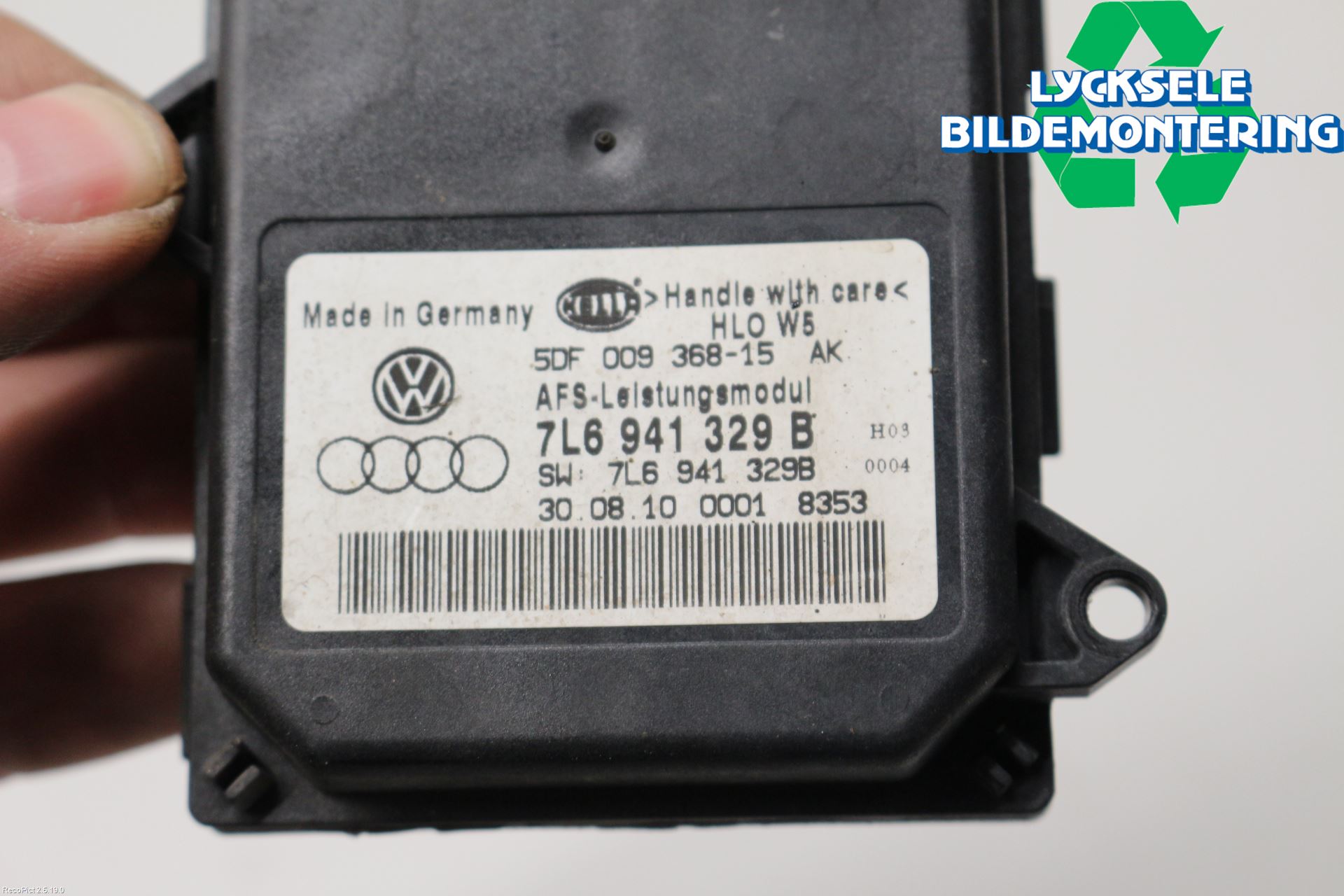 Skoda SUPERB 09-15 Styrenhet Strålkastare