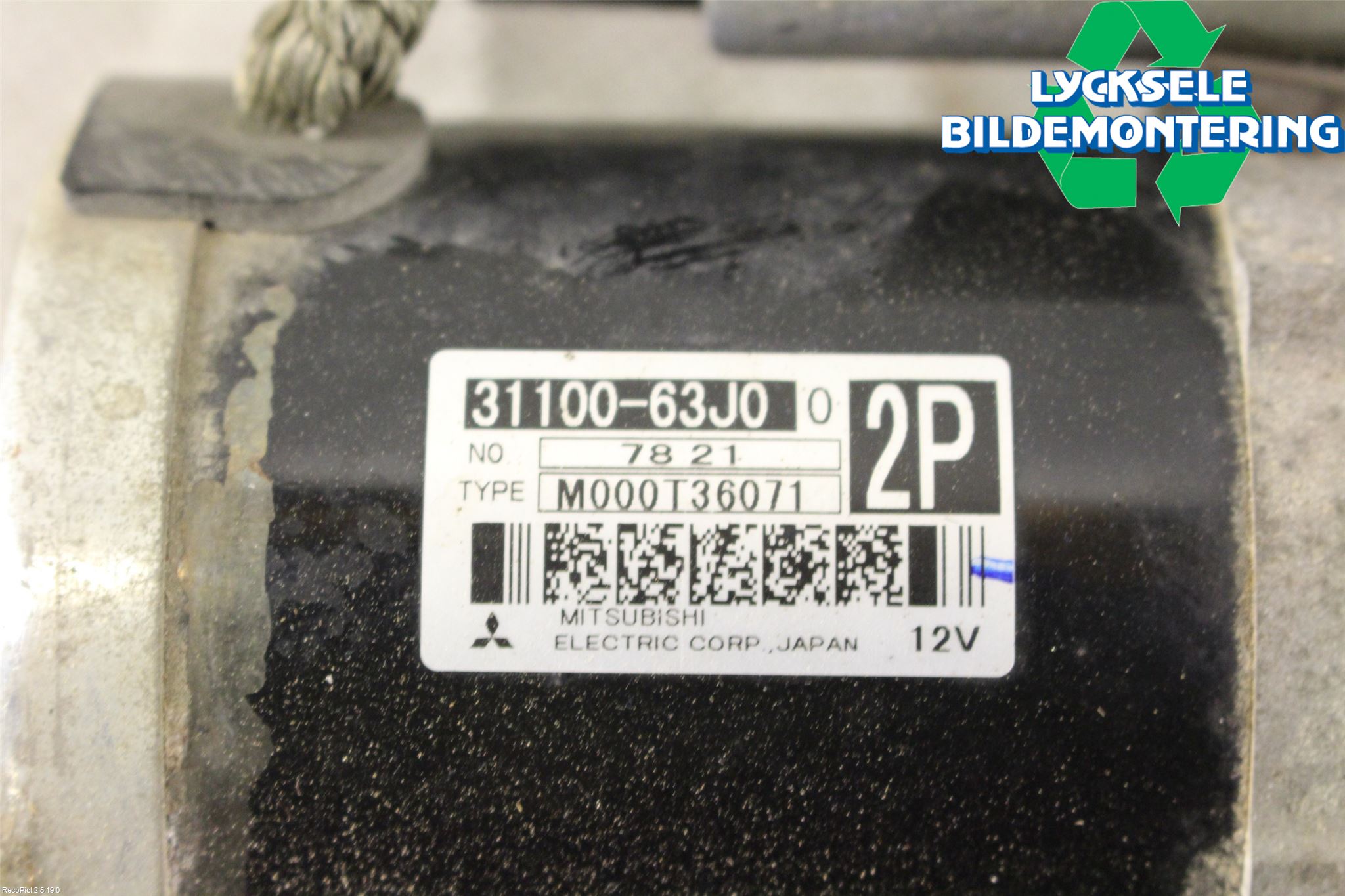 Suzuki SX4 06-09 Startmotor