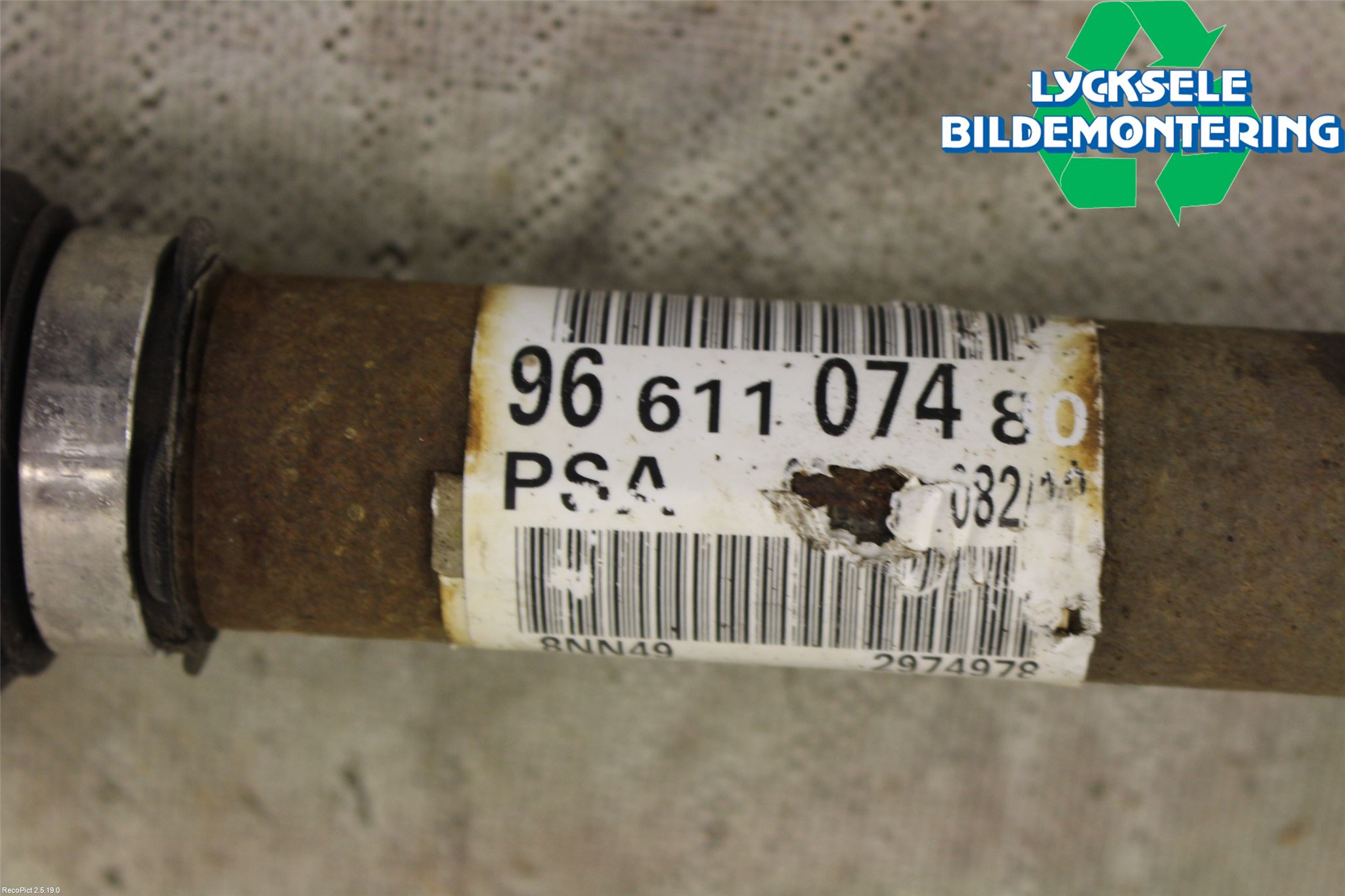 Citroen C4 II 11-18 Drivaxel Fram Höger