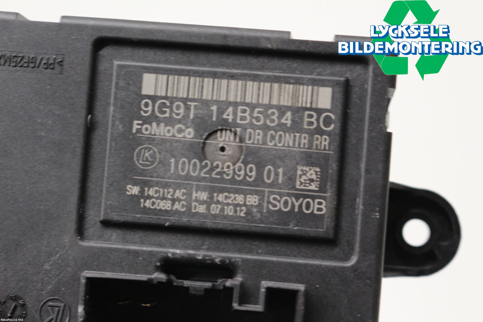 Volvo V70 08-13 Styrenhet Dörr