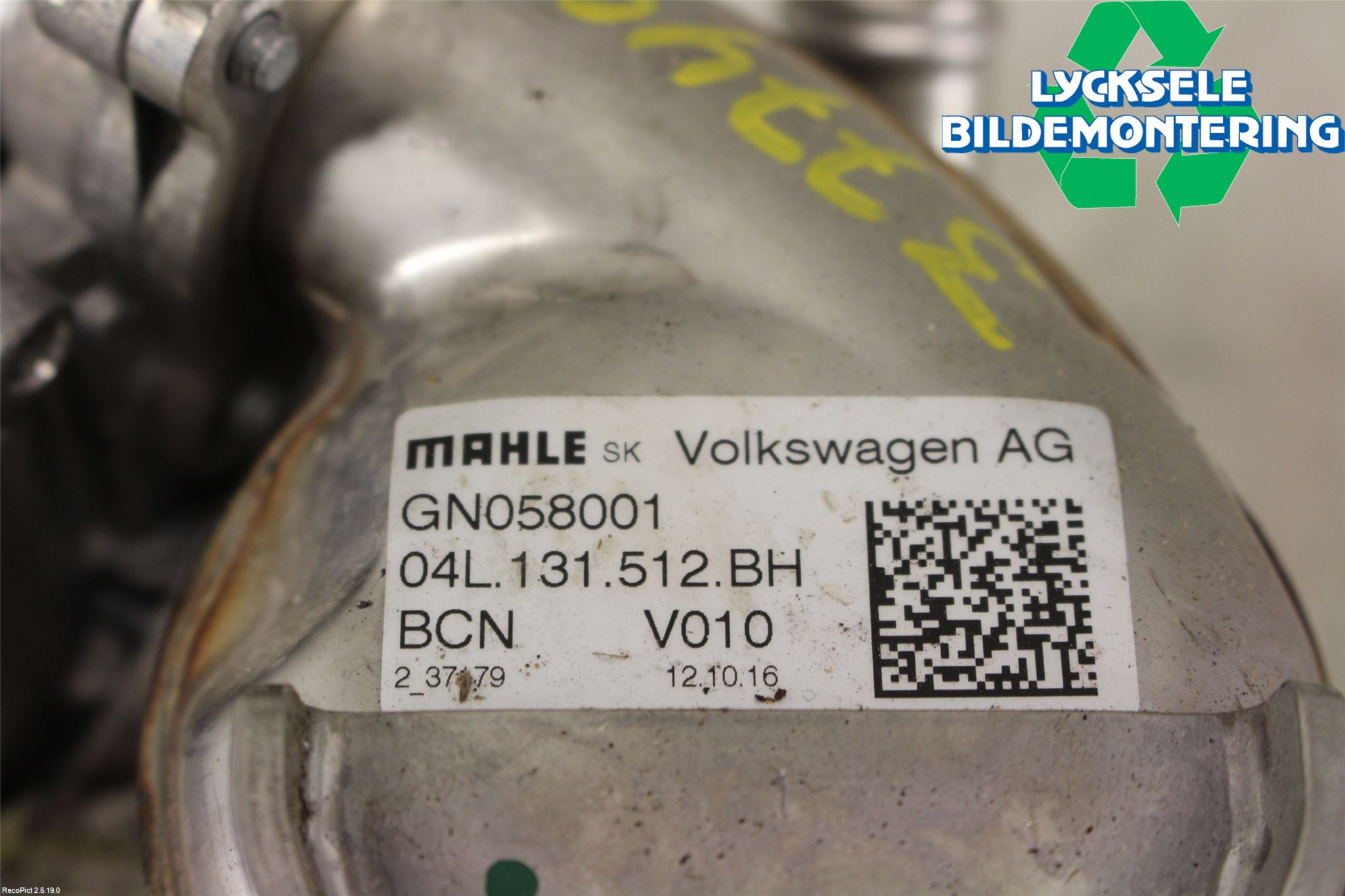 Skoda SUPERB 16-24 Avgaskylare