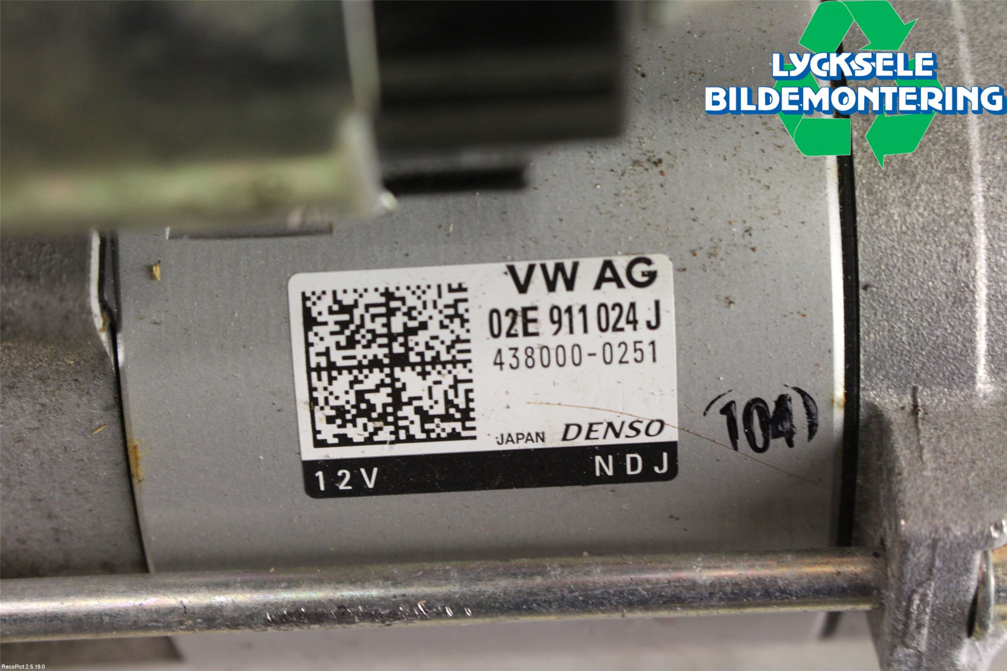 Skoda SUPERB 16-24 Startmotor Diesel