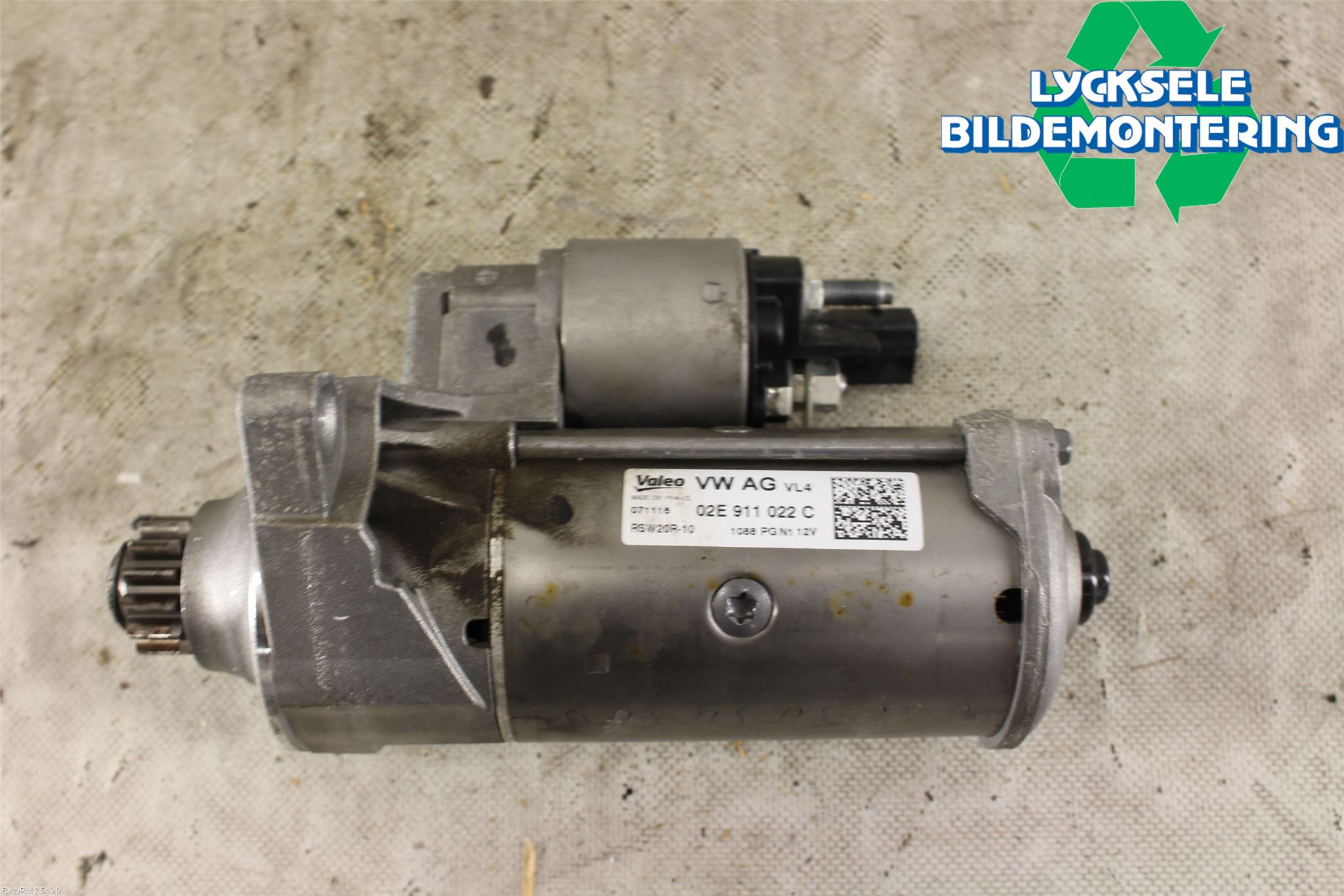 Volkswagen VW PASSAT 15-19 Startmotor Diesel