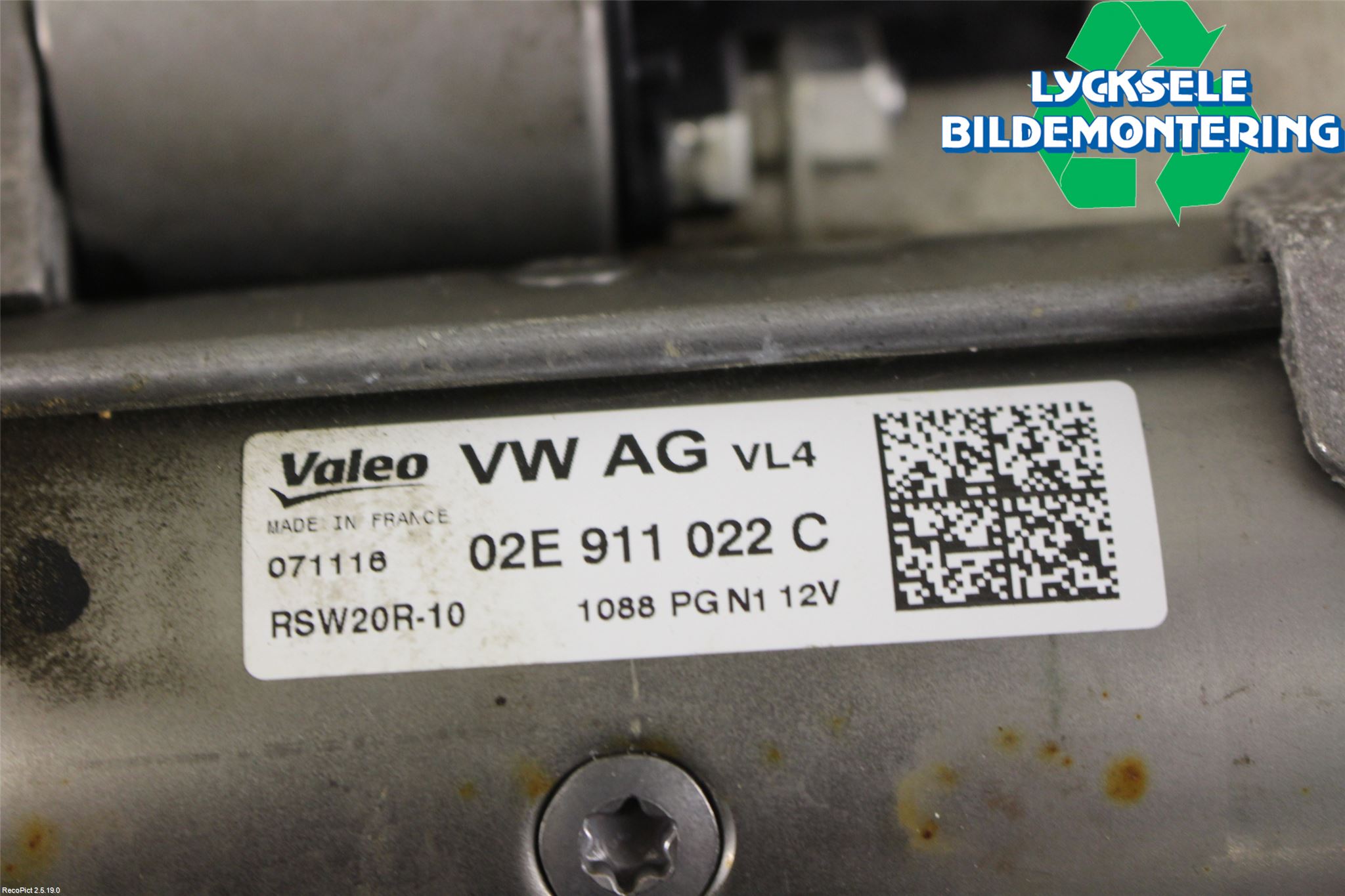 Volkswagen VW PASSAT 15-19 Startmotor Diesel