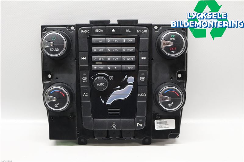 Volvo V70 08-13 Ac Styrenhet Ac Manöveren