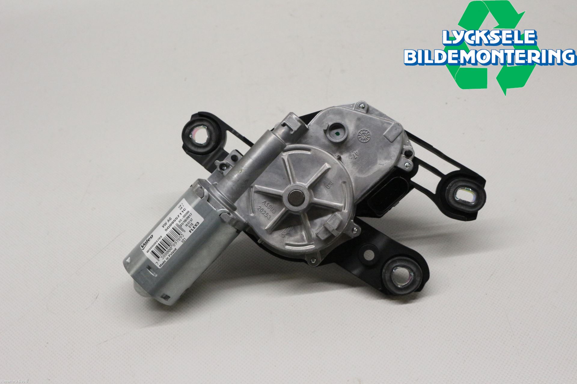 Volkswagen VW GOLF / E-GOLF VII 13-20 Torkarmotor Baklucka