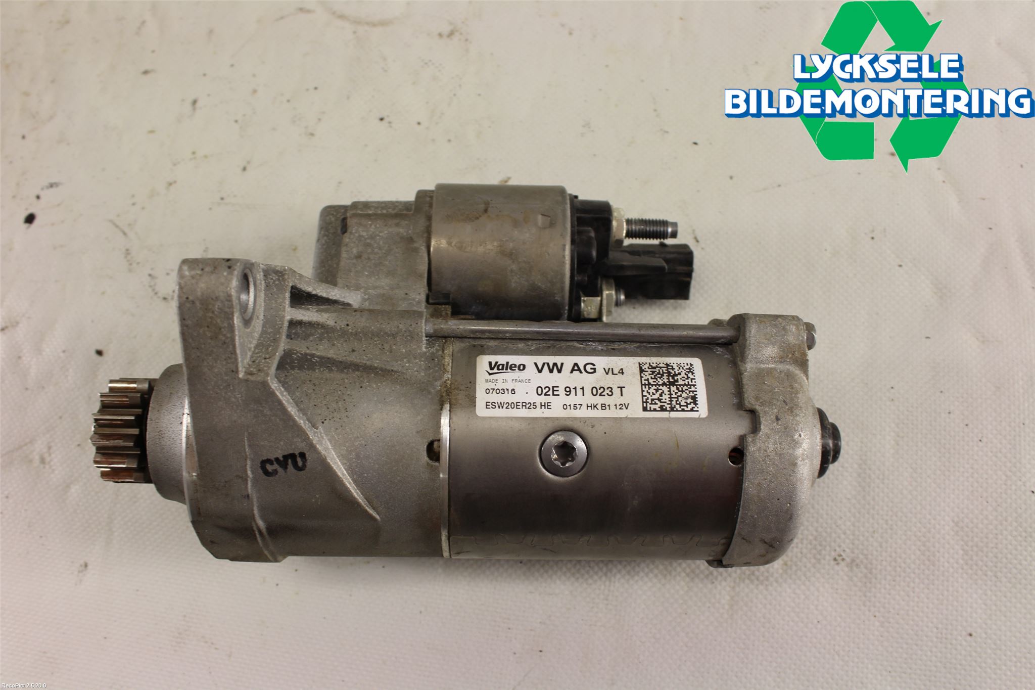 Volkswagen VW GOLF / E-GOLF VII 13-20 Startmotor Diesel