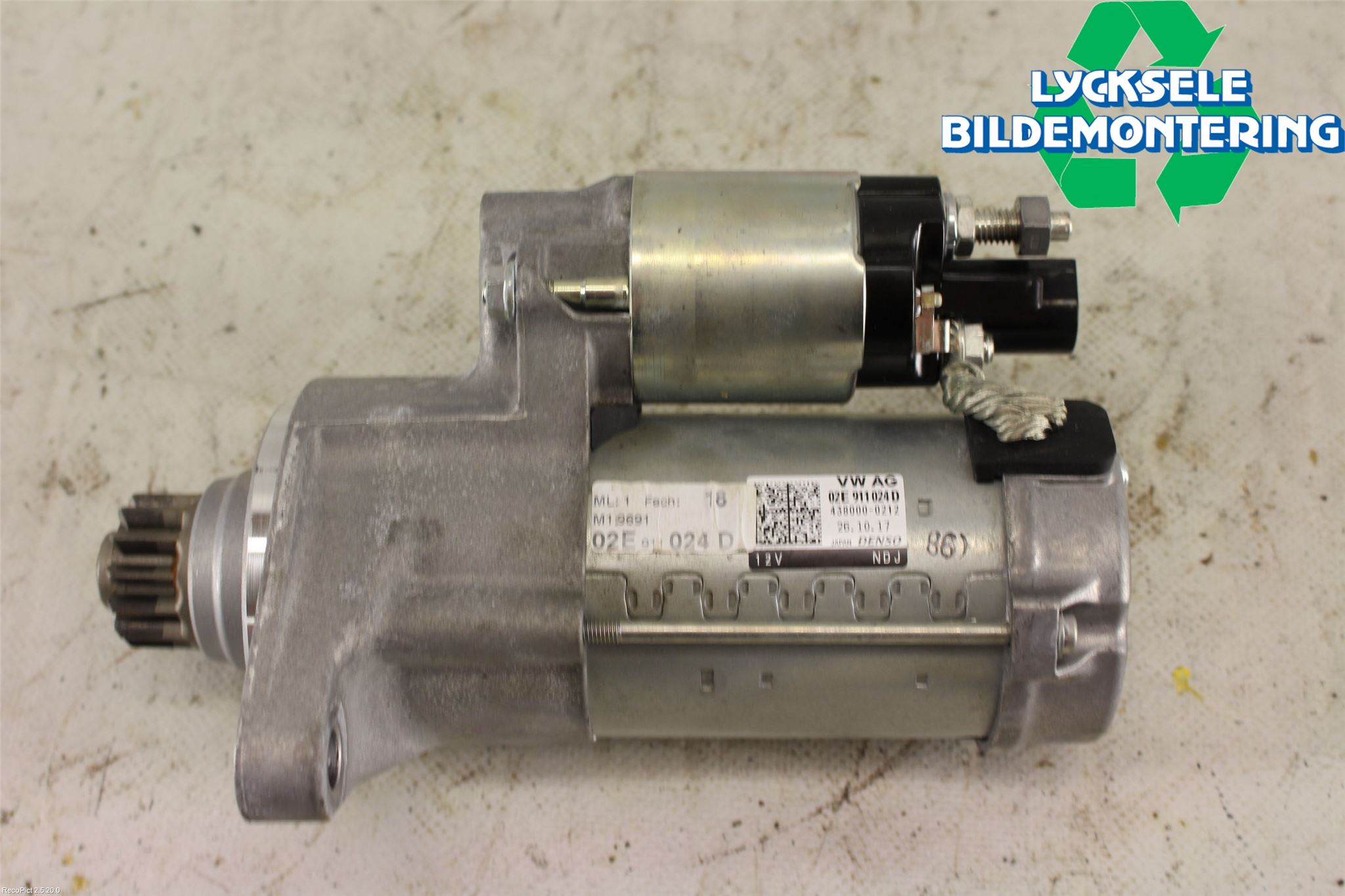 Volkswagen VW GOLF / E-GOLF VII 13-20 Startmotor