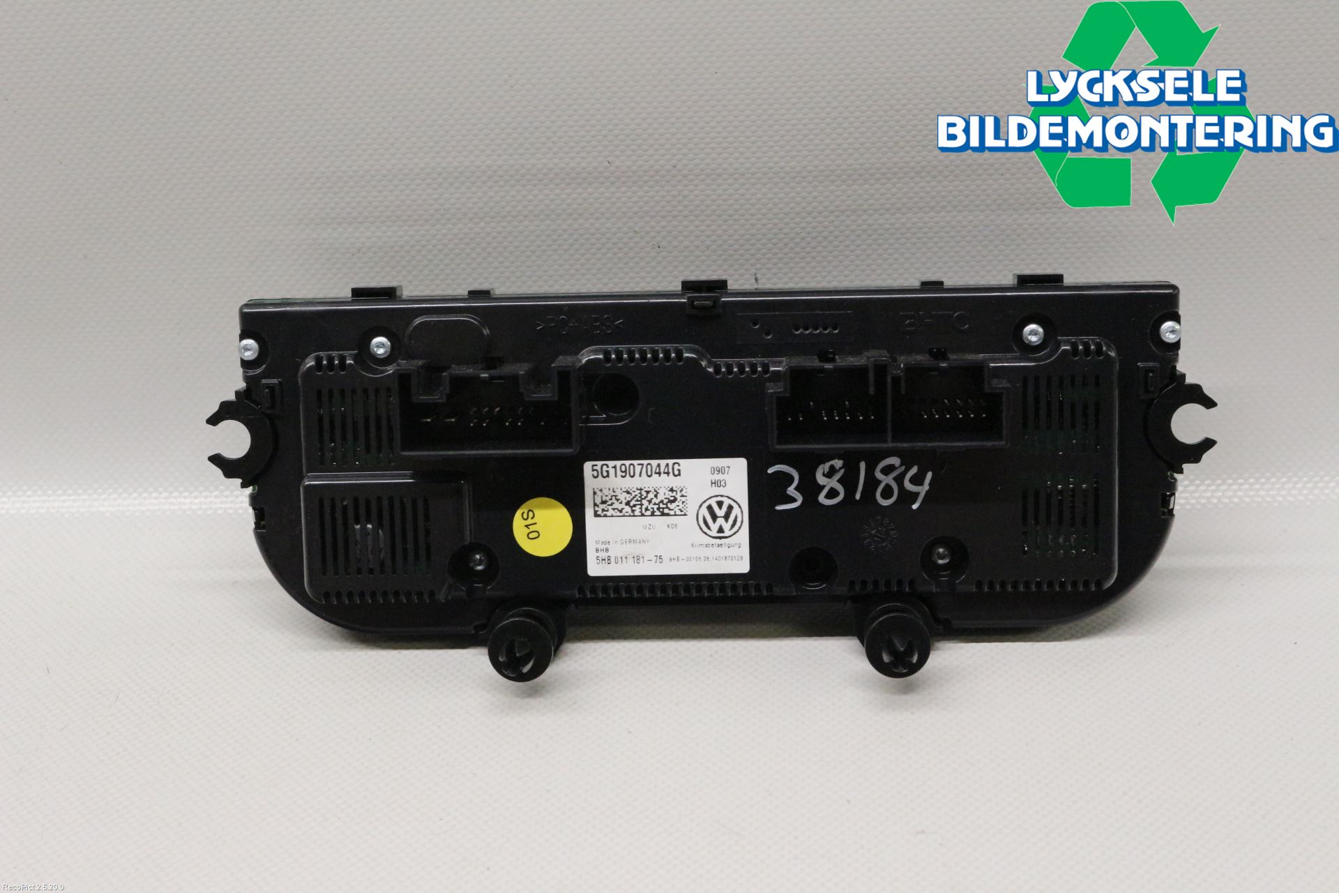 Volkswagen VW GOLF SPORTSVAN 15-20 Ac Styrenhet Ac Manöveren