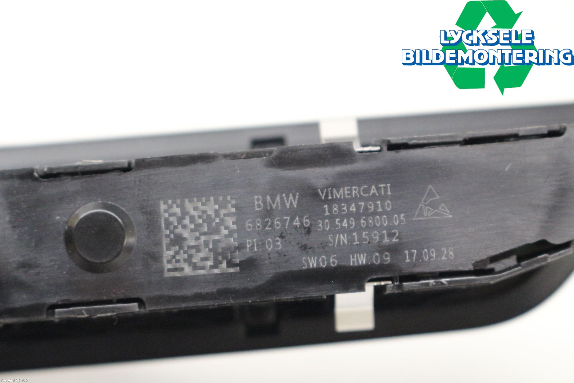 BMW 5 G30/G31/F90 17-23 Strömställare Stolminne